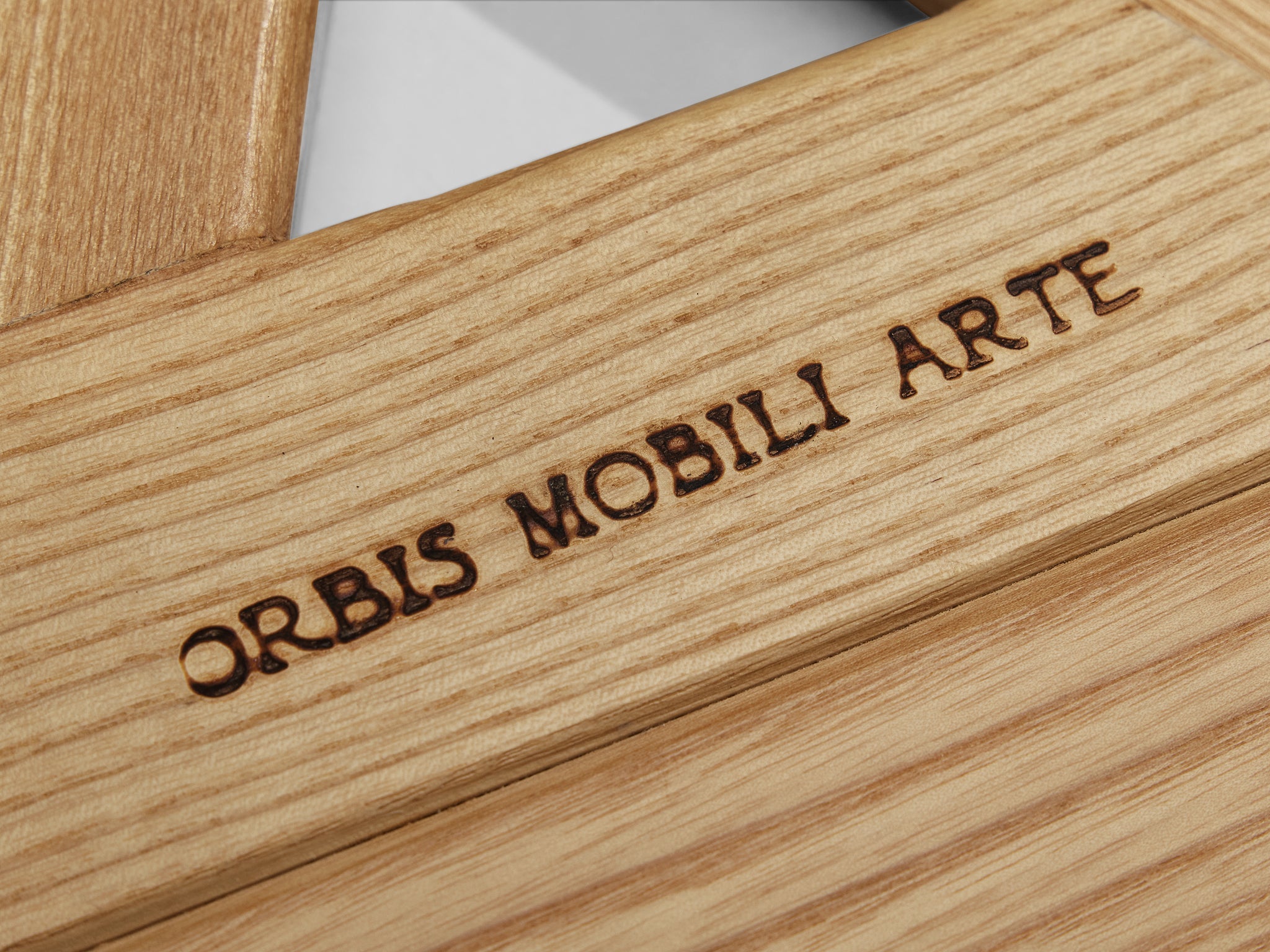 Geometric Round Stool in Solid Oak seating Morentz