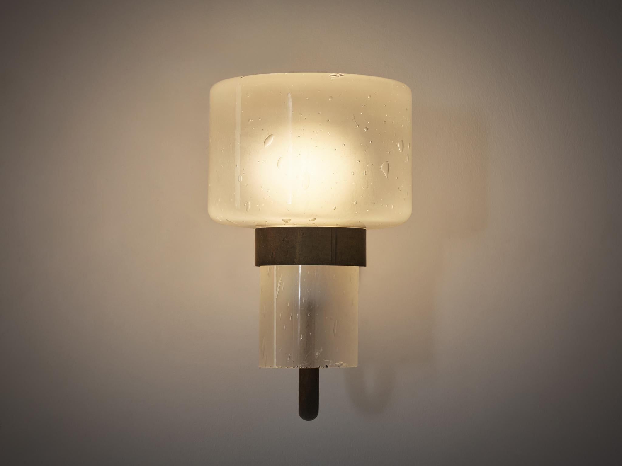 Hans-Agne Jakobsson Wall Light in Copper and Blown Glass lighting Morentz