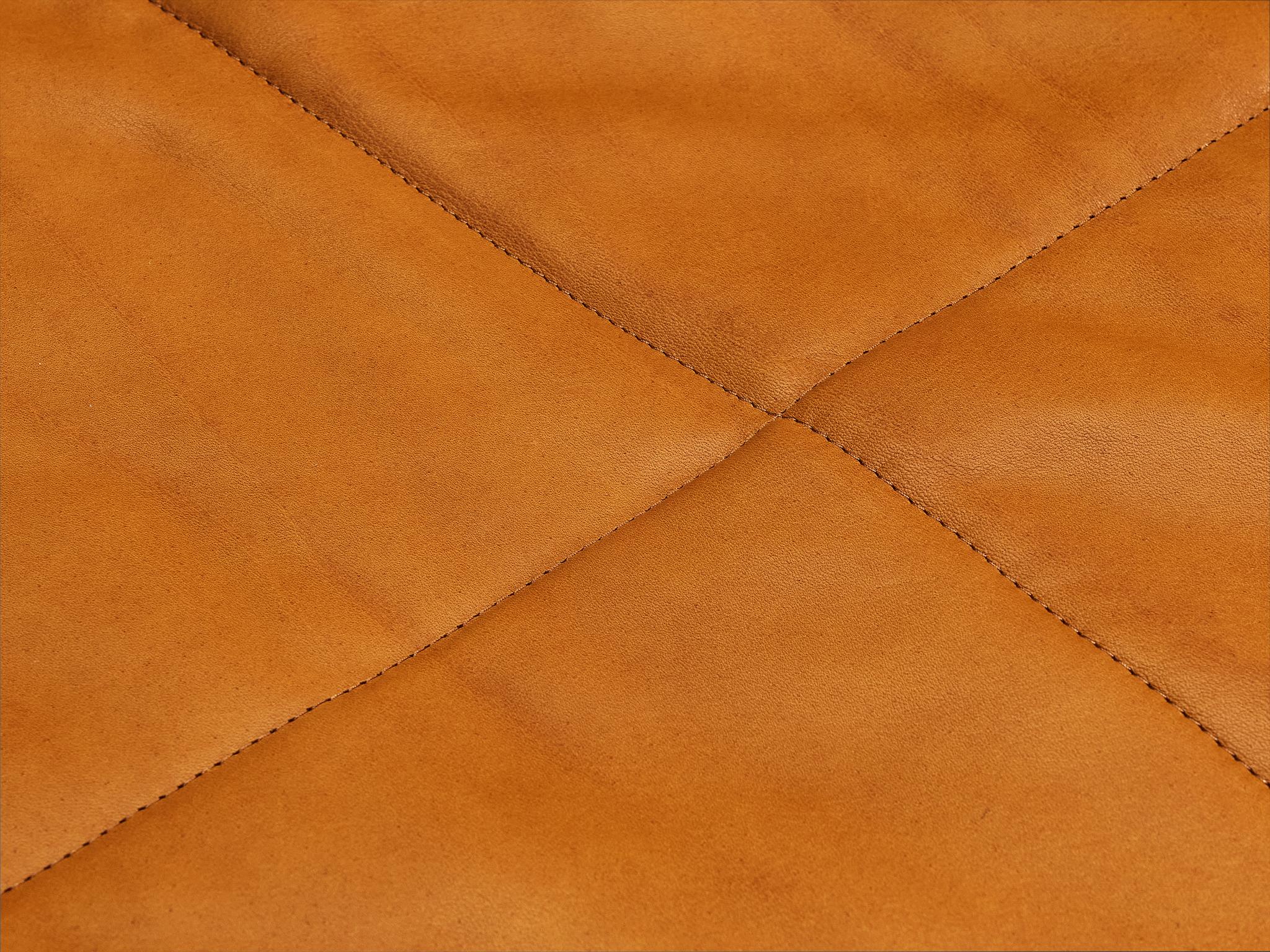 Hans Hopfer for Wiener Werkstätte Castell Lounge Chair in Cognac Leather seating Morentz