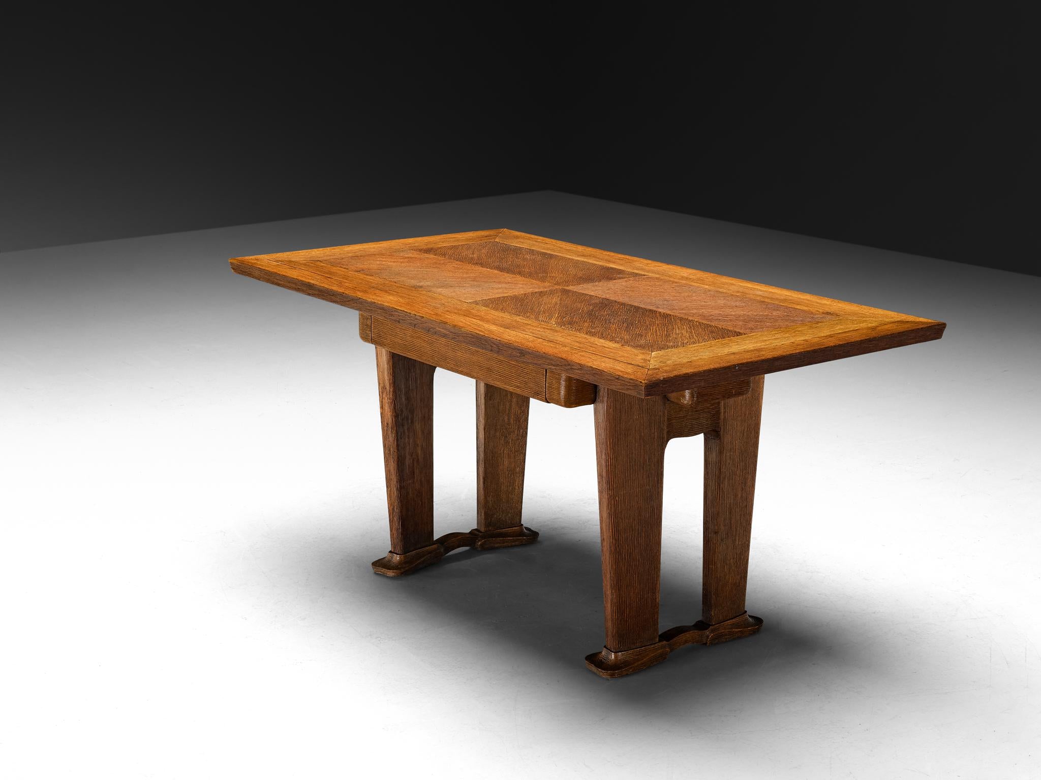 Ernesto Valabrega for Vittorio Valabrega Writing Desk in Oak tables Morentz