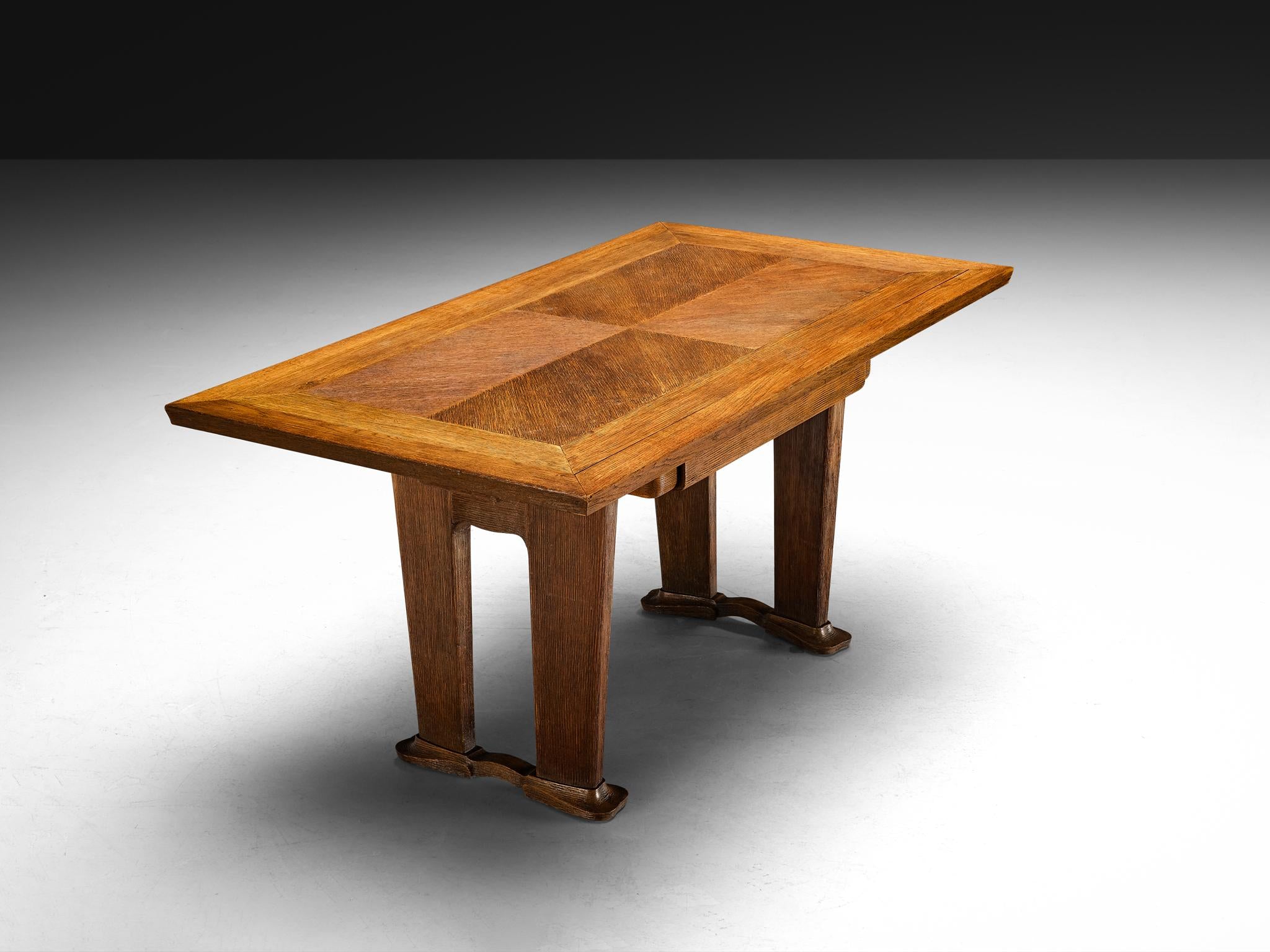 Ernesto Valabrega for Vittorio Valabrega Writing Desk in Oak tables Morentz
