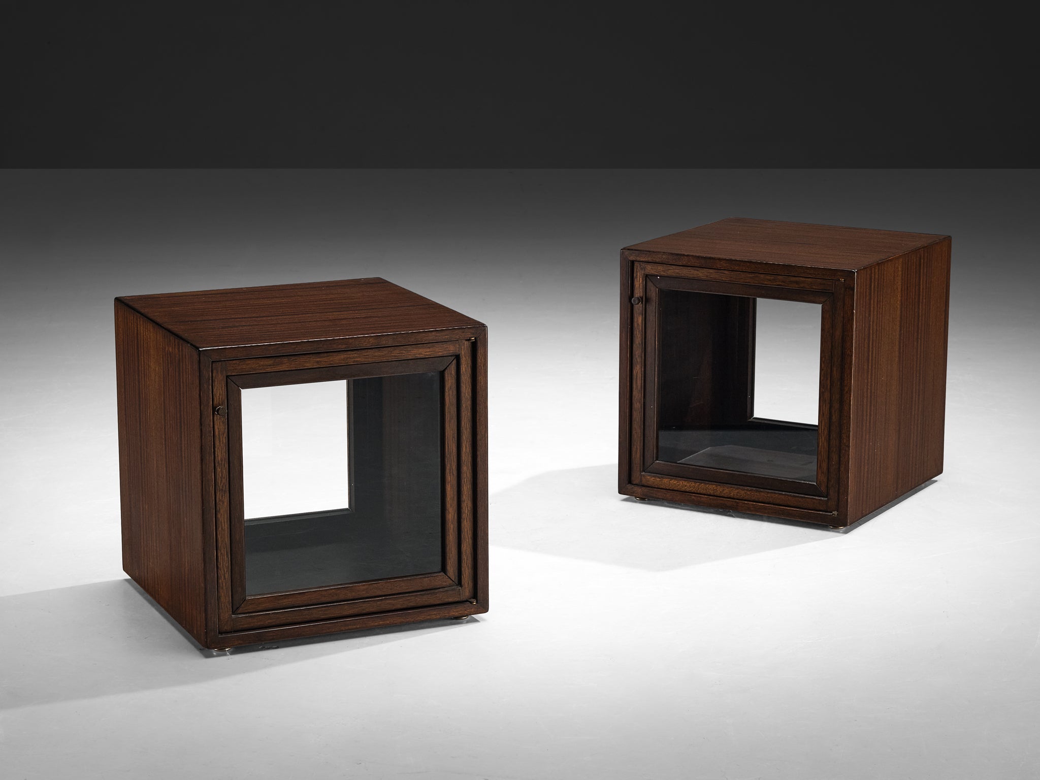 Giuseppe Rivadossi Small Cabinets in Oak case pieces and storage cabinets Morentz