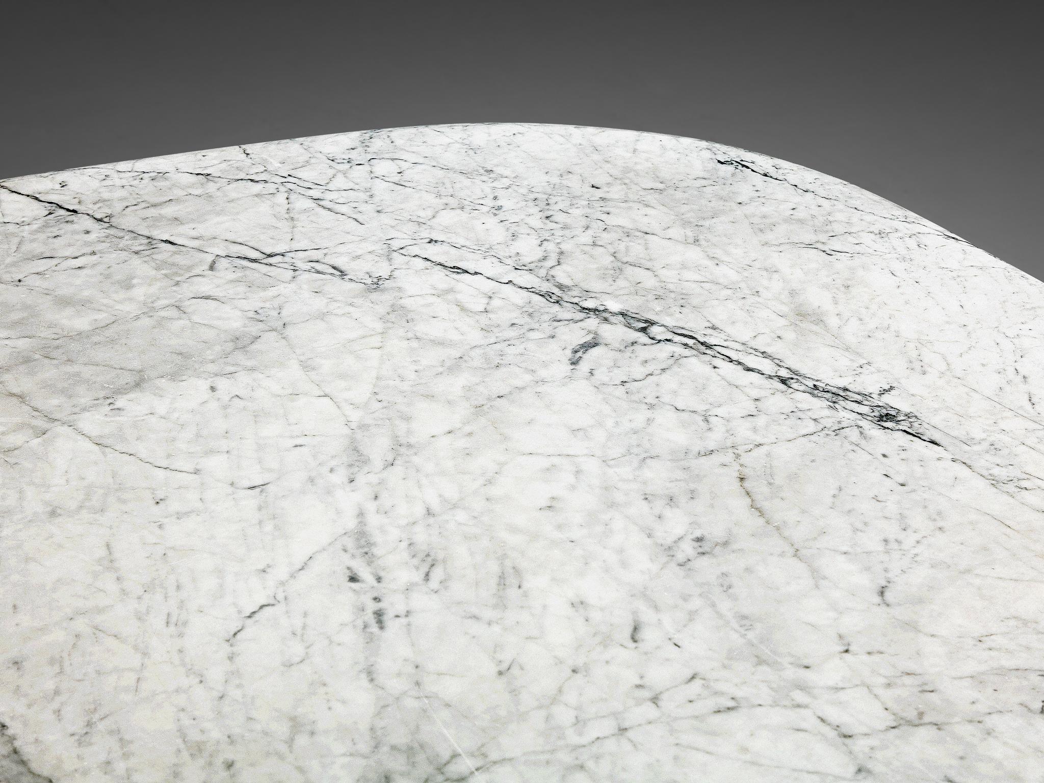 Marble Square Dining Table with Contrasting Base tables Morentz