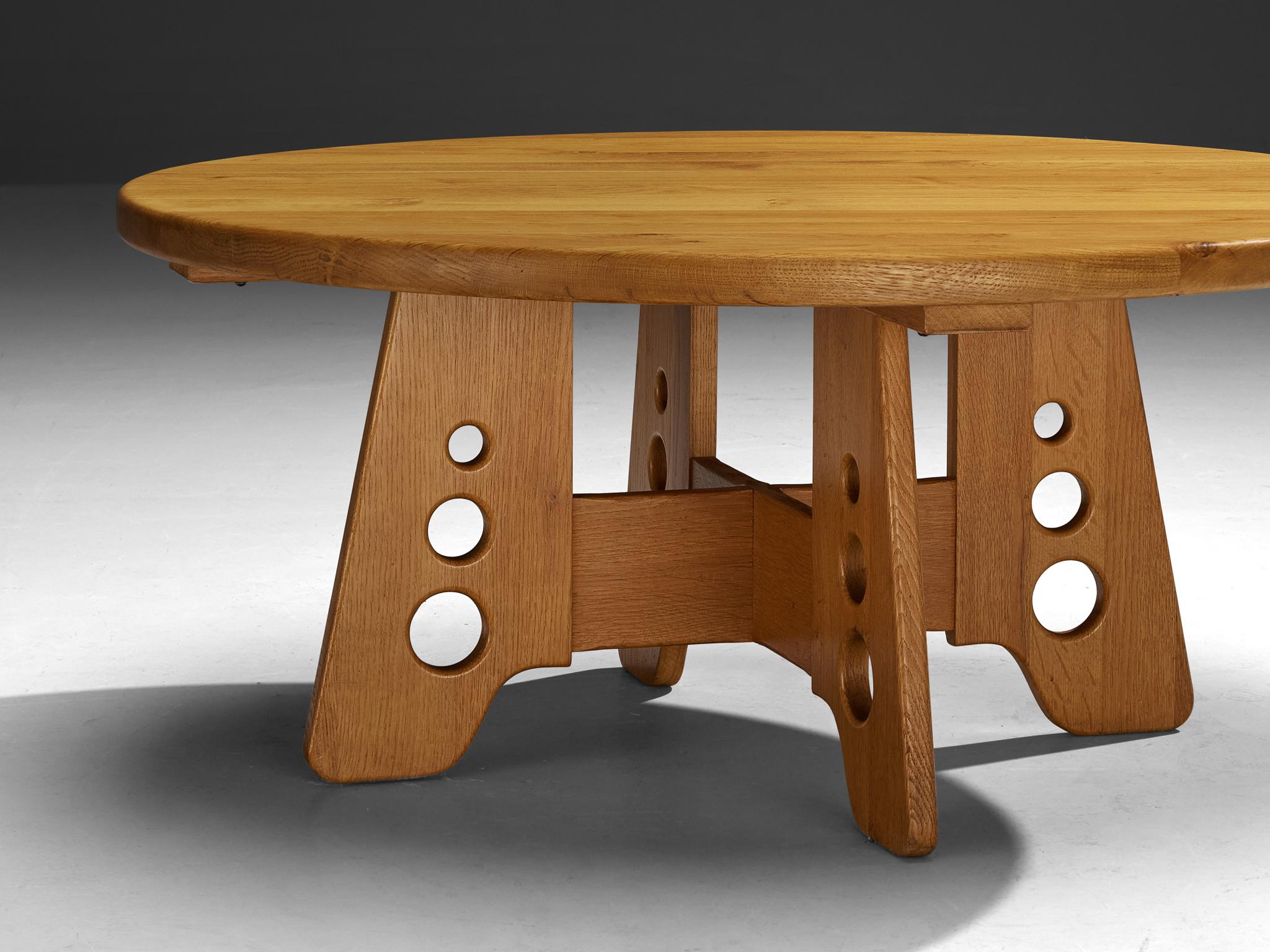 Scandinavian Coffee Table with Trapezium Base in Solid Oak tables Morentz