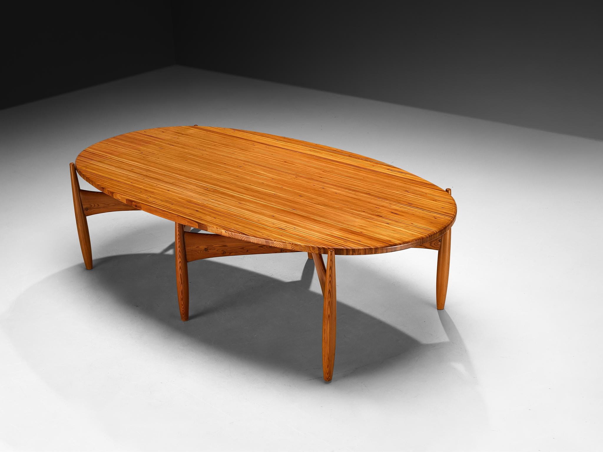 Rare Sergio Rodrigues for ISA Bergamo 'Sheriff' Dining Table in Solid Pine tables Morentz