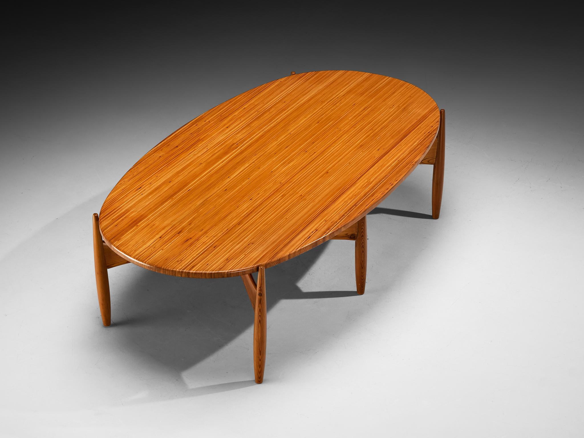 Rare Sergio Rodrigues for ISA Bergamo 'Sheriff' Dining Table in Solid Pine tables Morentz
