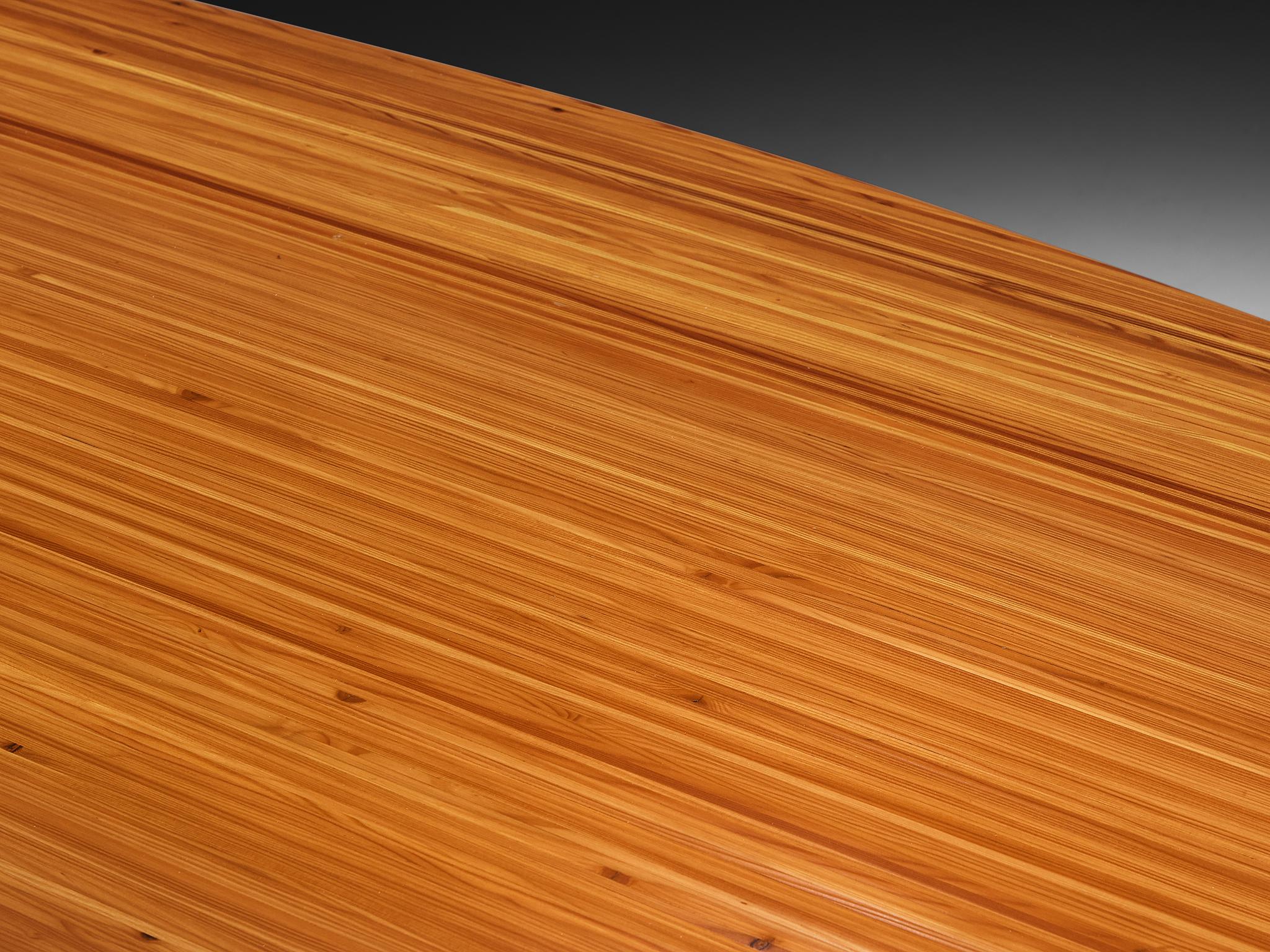 Rare Sergio Rodrigues for ISA Bergamo 'Sheriff' Dining Table in Solid Pine tables Morentz