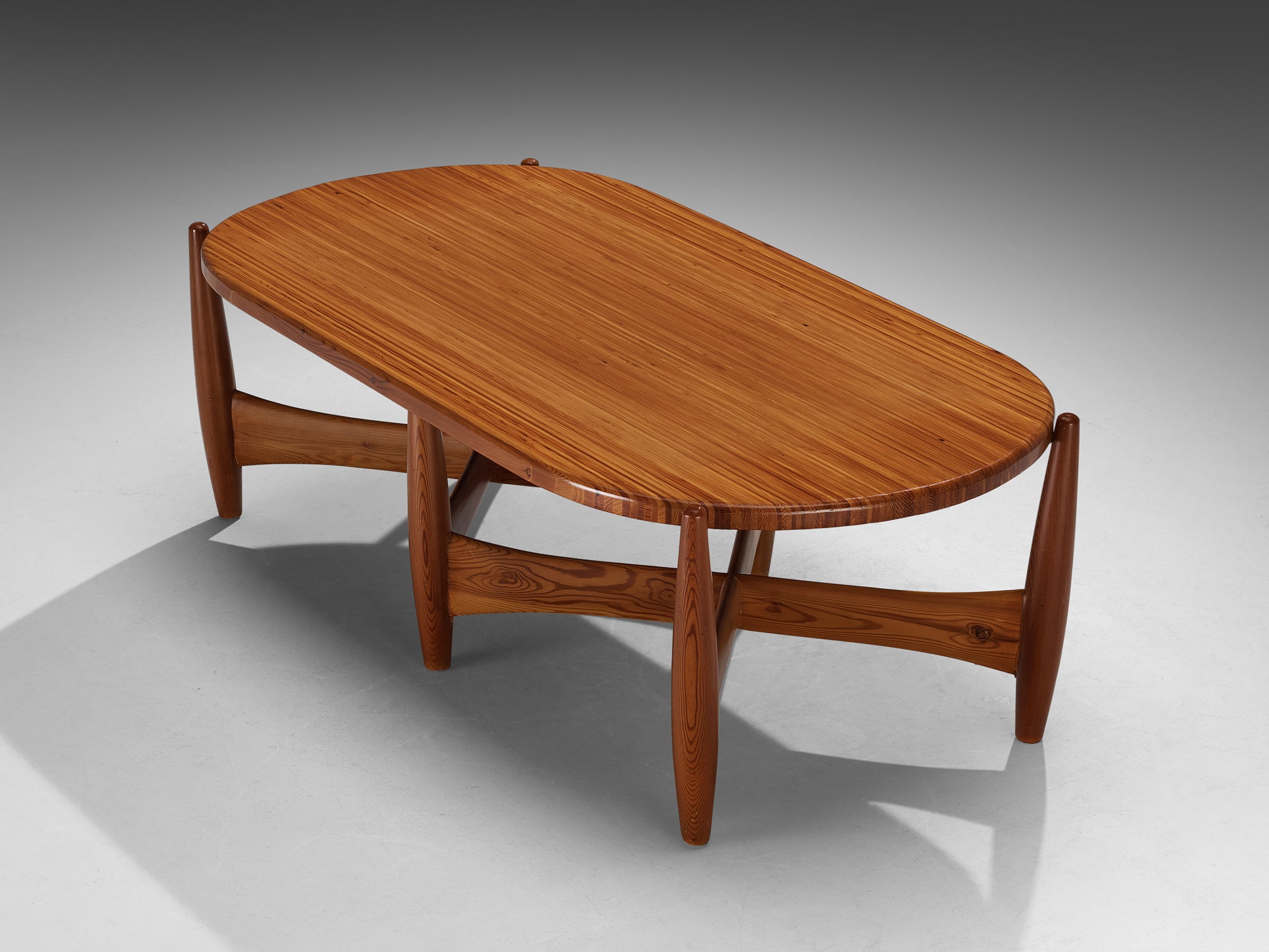 Rare Sergio Rodrigues for ISA Bergamo 'Sheriff' Coffee Table in Solid Pine Tables Morentz