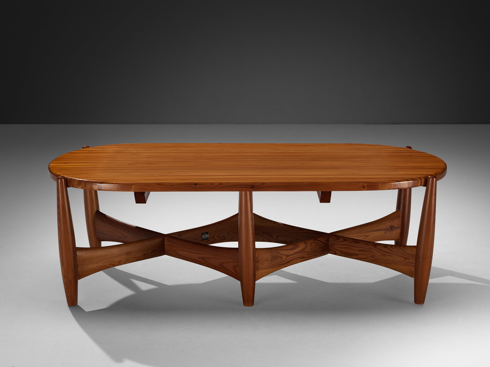 Rare Sergio Rodrigues for ISA Bergamo 'Sheriff' Coffee Table in Solid Pine Tables Morentz