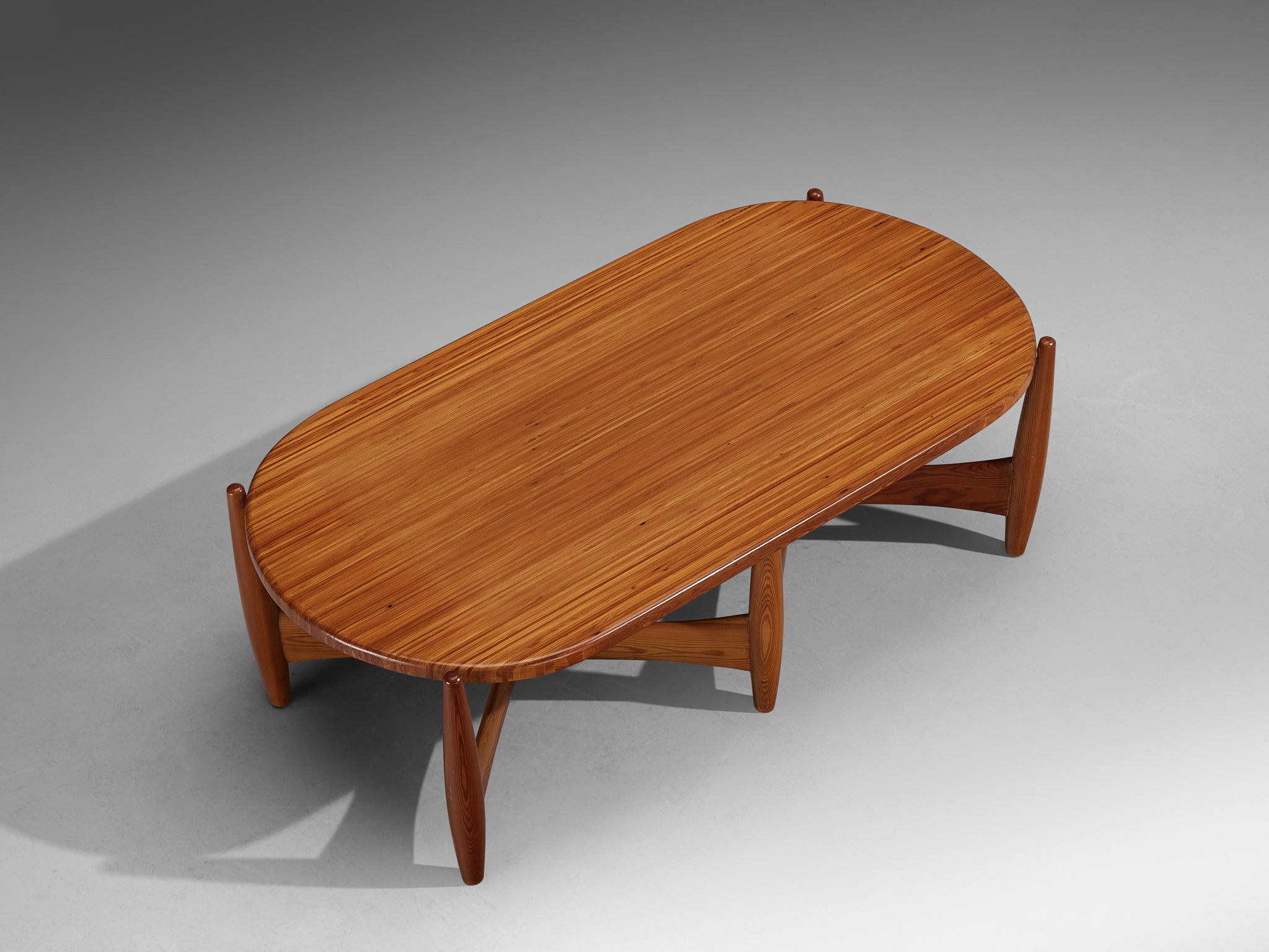 Rare Sergio Rodrigues for ISA Bergamo 'Sheriff' Coffee Table in Solid Pine Tables Morentz