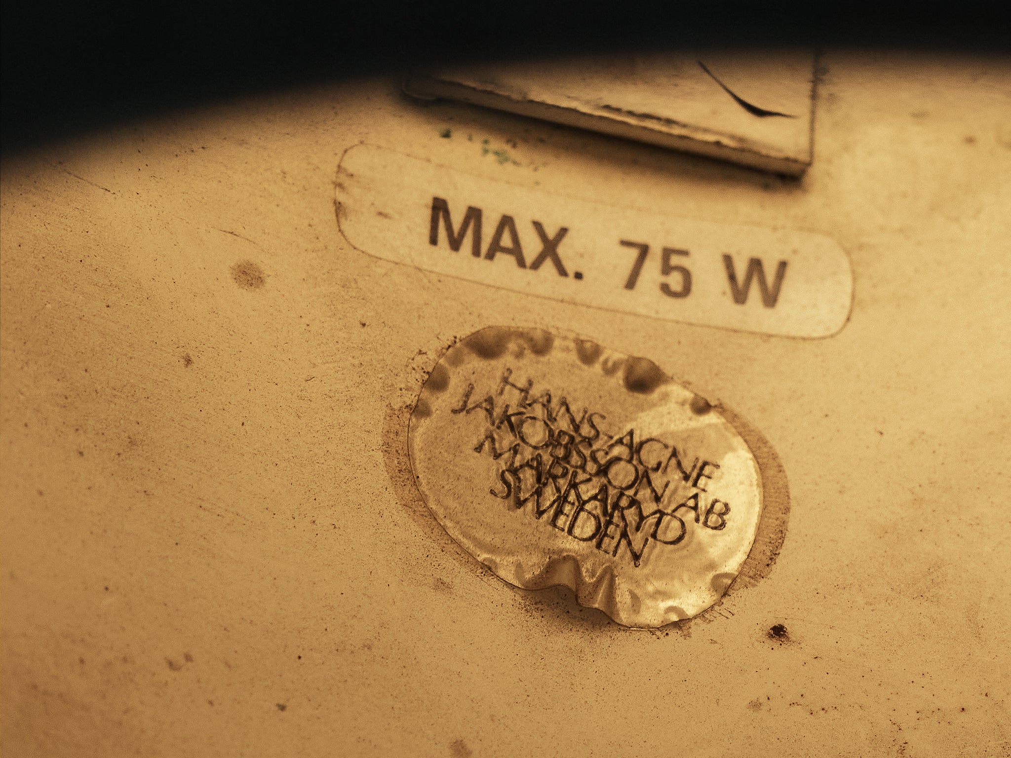 Hans-Agne Jakobsson ‘Rulle’ Wall Lights in Patinated Copper lighting Morentz