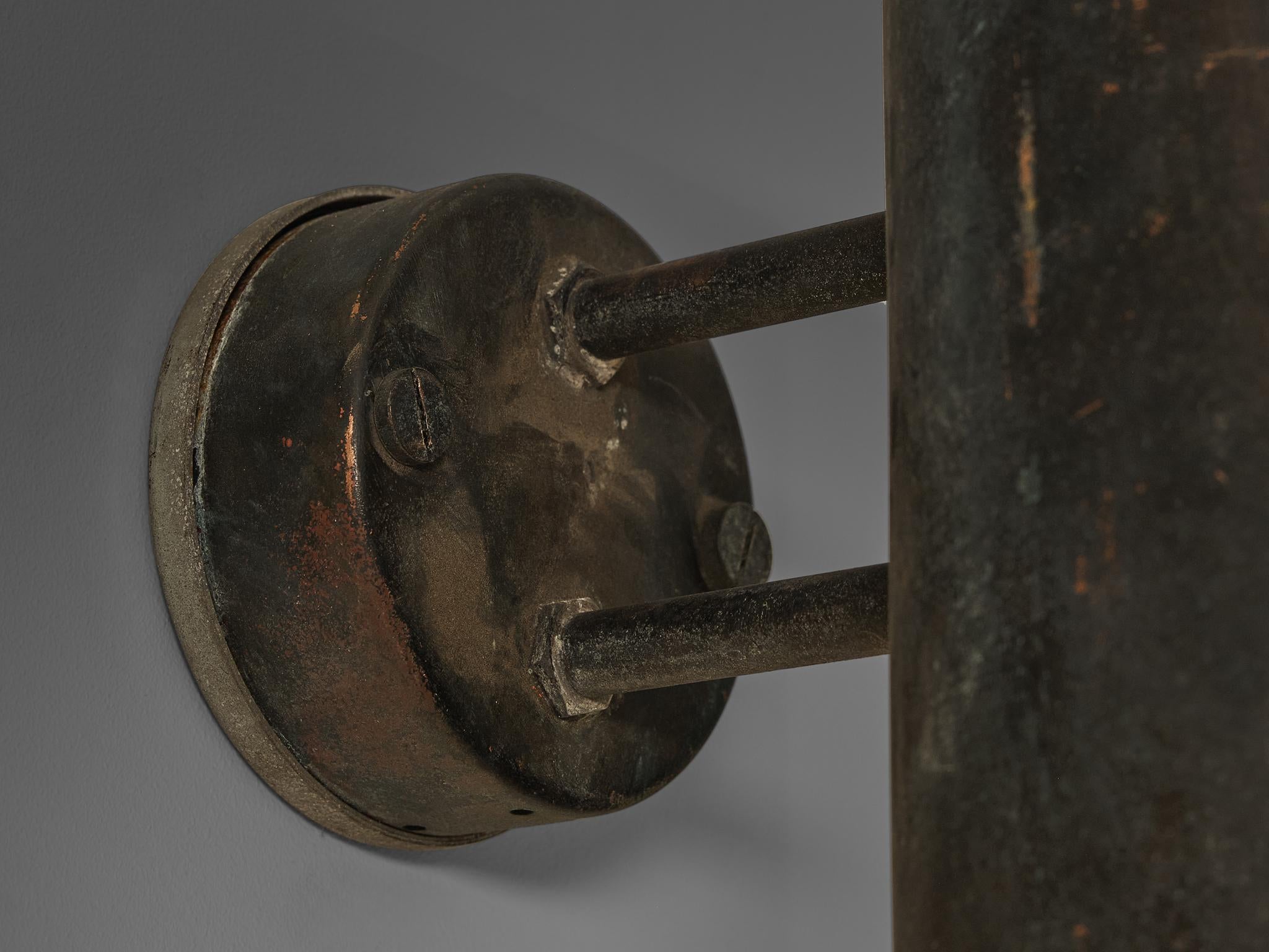 Hans-Agne Jakobsson ‘Rulle’ Wall Lights in Patinated Copper lighting Morentz