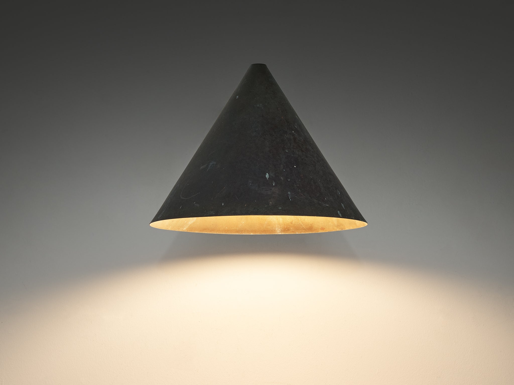 Hans-Agne Jakobsson 'Tratten' Copper Wall Light Lighting Morentz