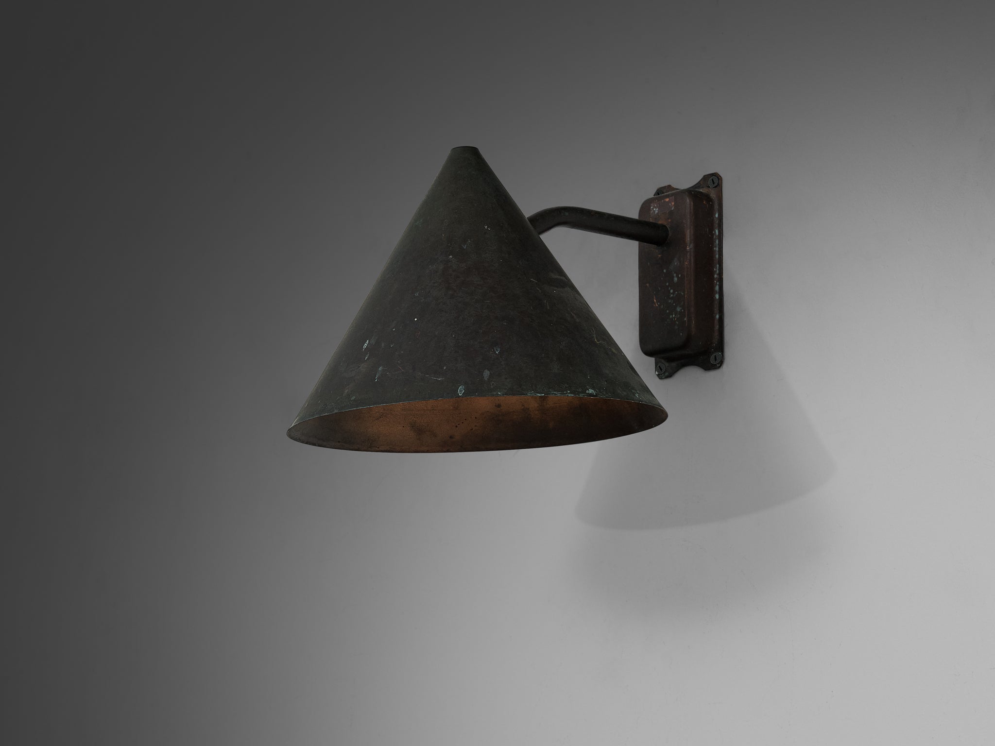 Hans-Agne Jakobsson 'Tratten' Copper Wall Light Lighting Morentz