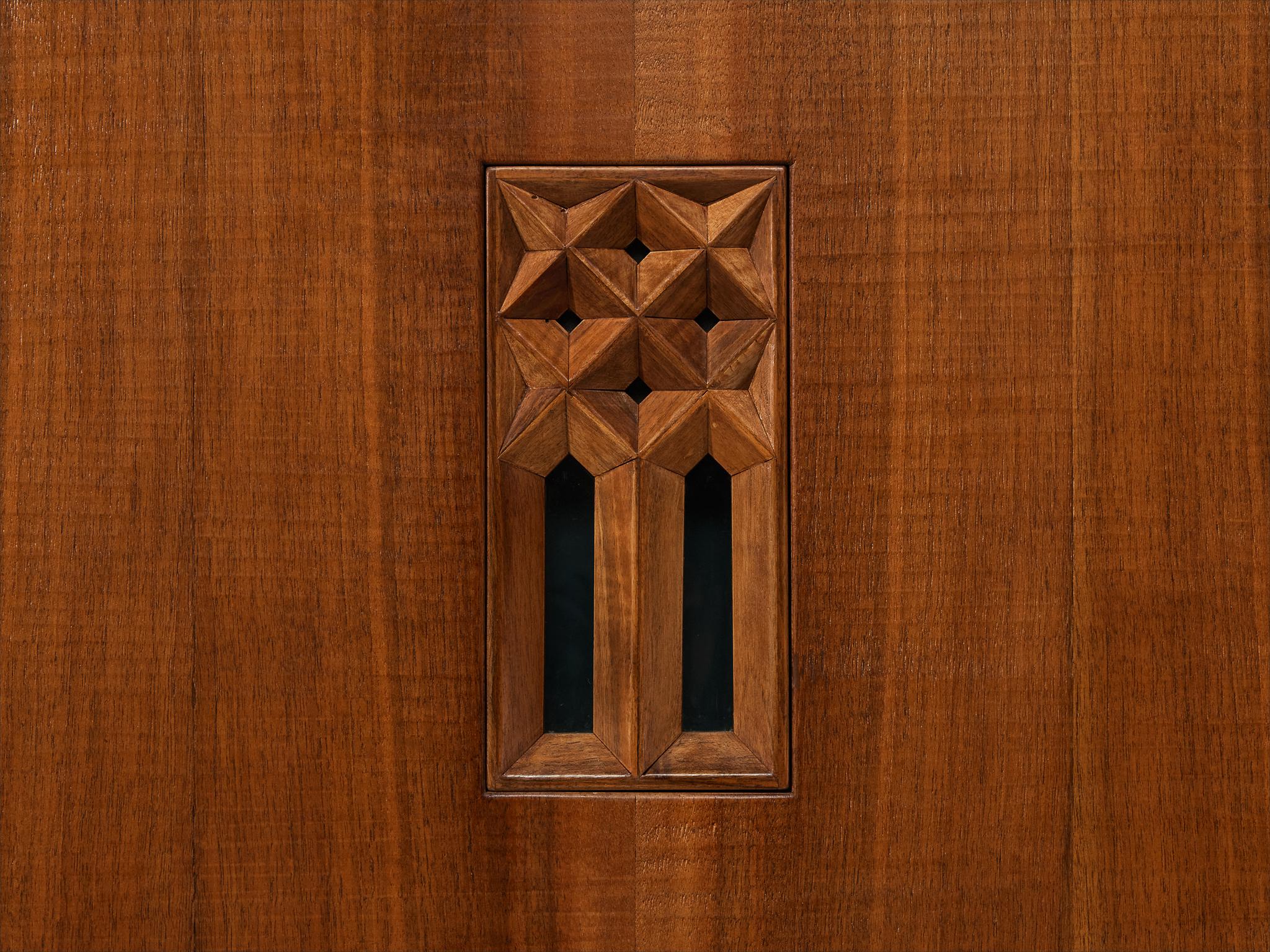 Giuseppe Rivadossi for Officina Rivadossi Grand Wardrobe in Walnut case pieces and storage cabinets Morentz