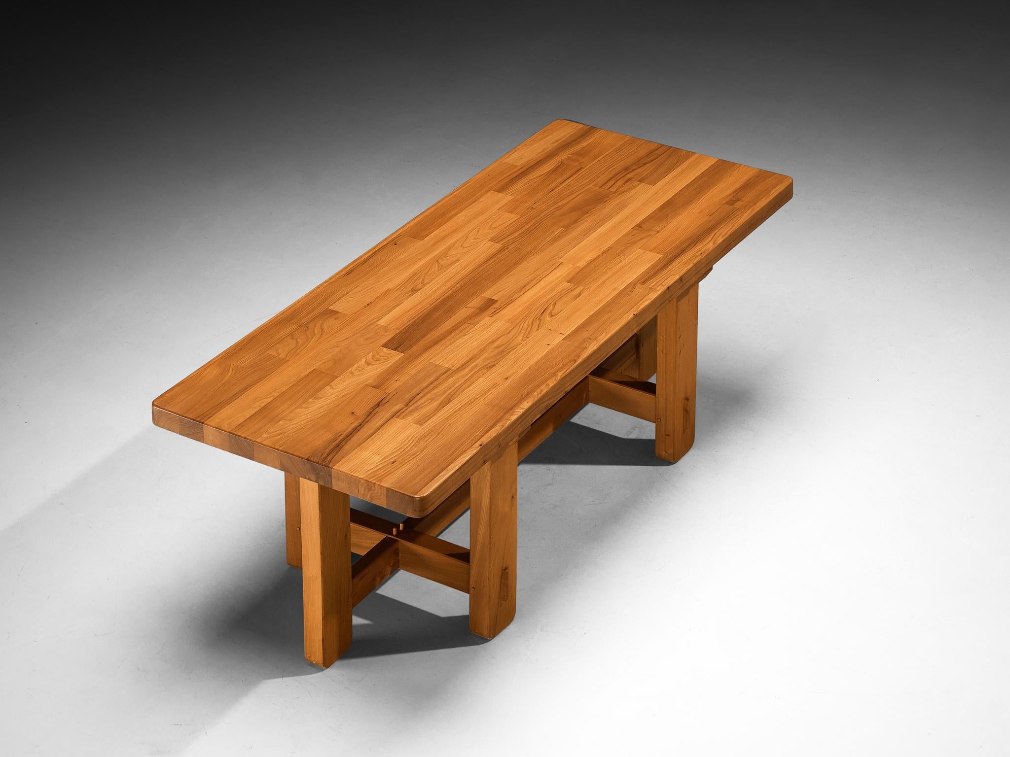 Maison Regain Rectangular Dining Table in Solid Elm tables Morentz
