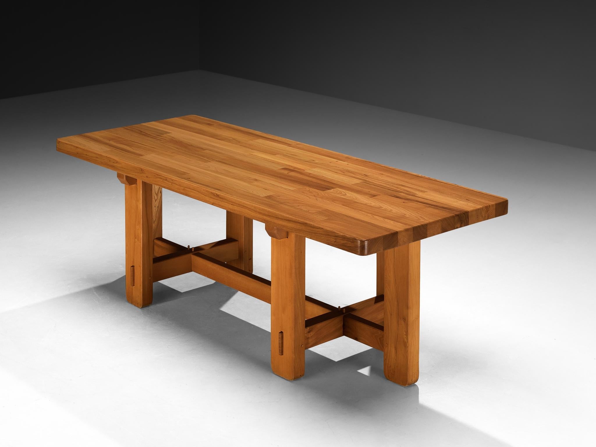 Maison Regain Rectangular Dining Table in Solid Elm tables Morentz