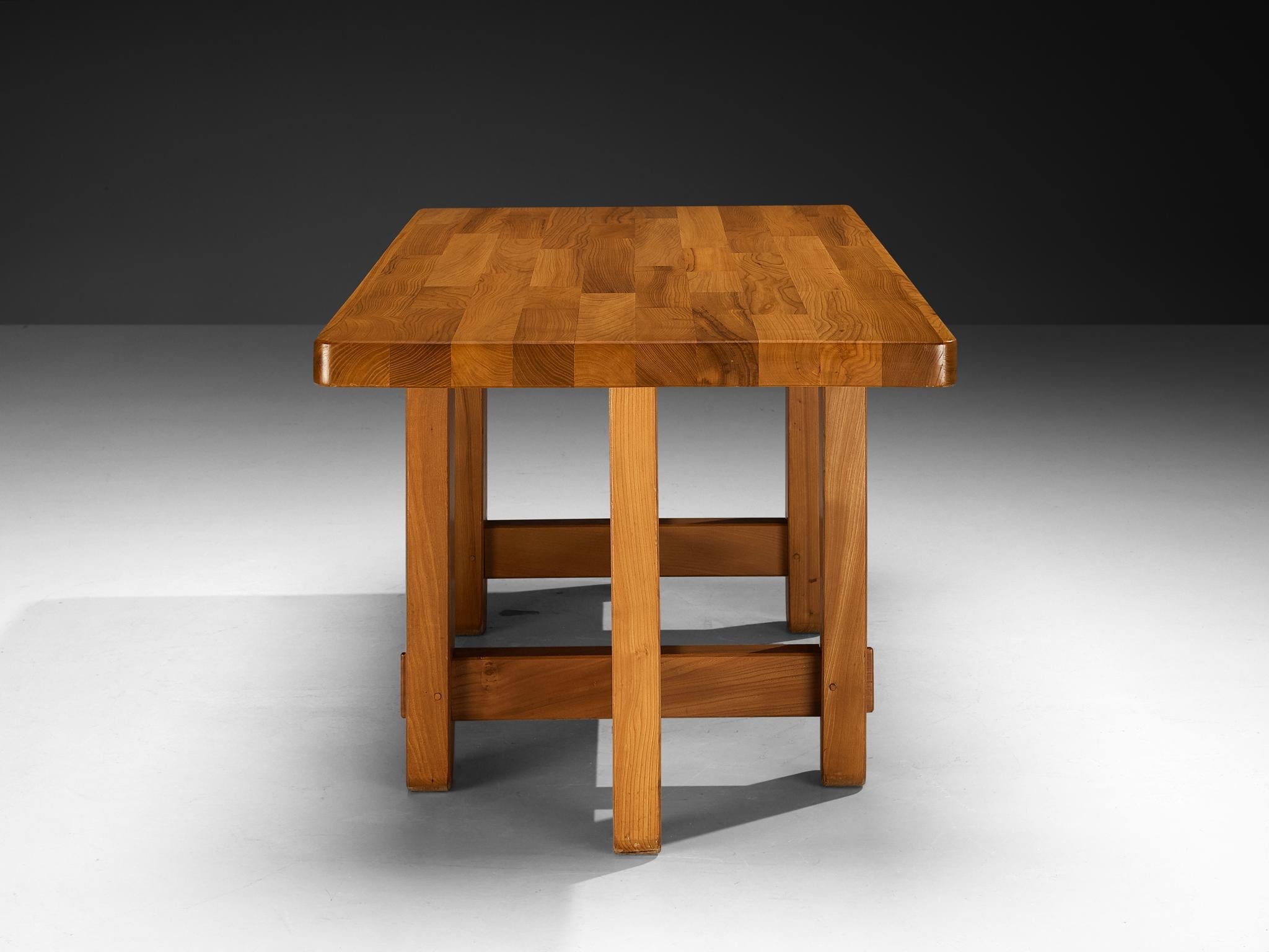 Maison Regain Rectangular Dining Table in Solid Elm tables Morentz