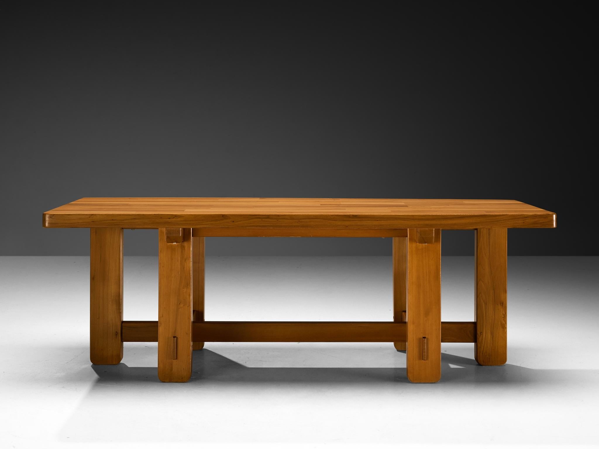 Maison Regain Rectangular Dining Table in Solid Elm tables Morentz