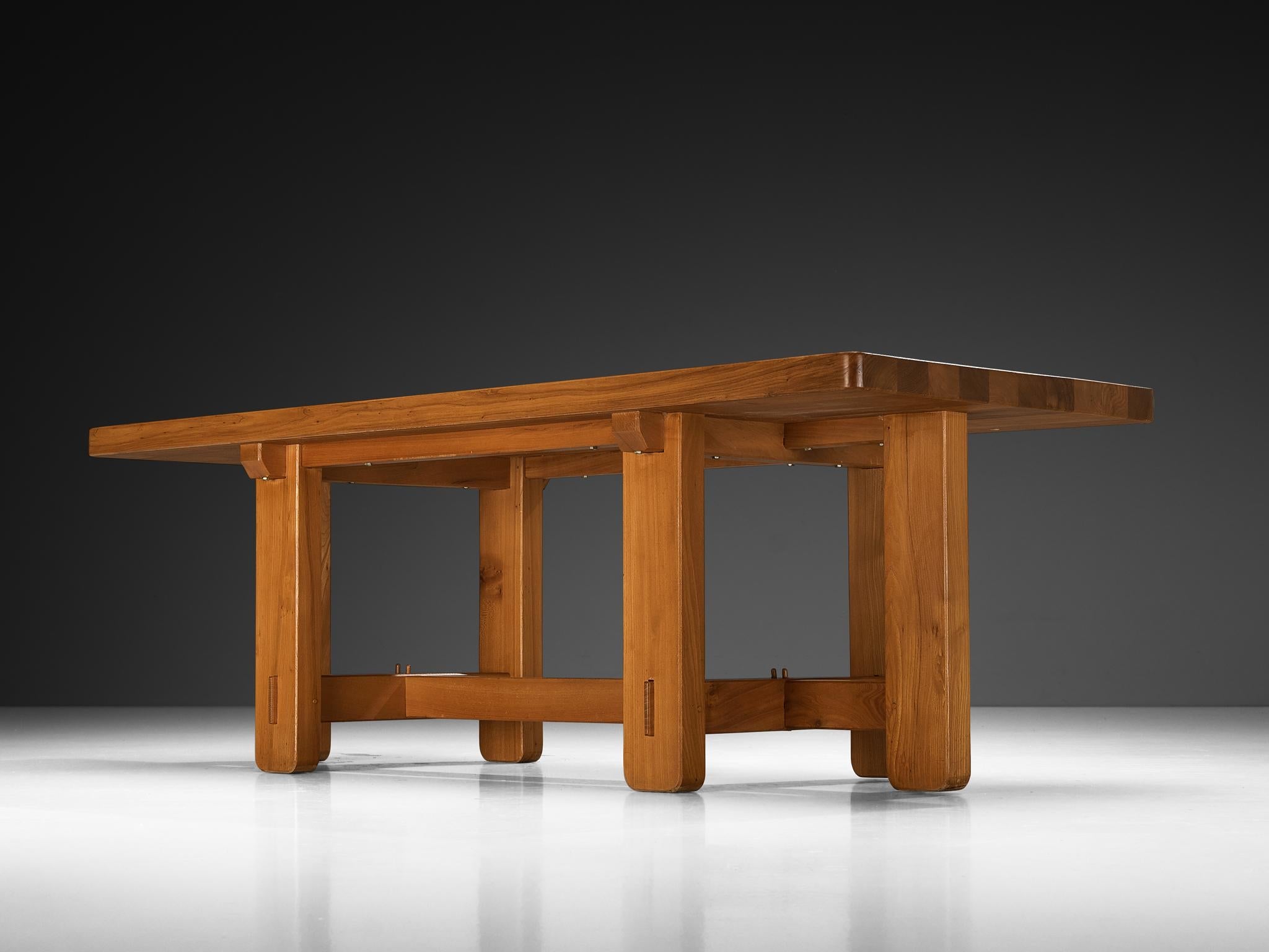 Maison Regain Rectangular Dining Table in Solid Elm tables Morentz