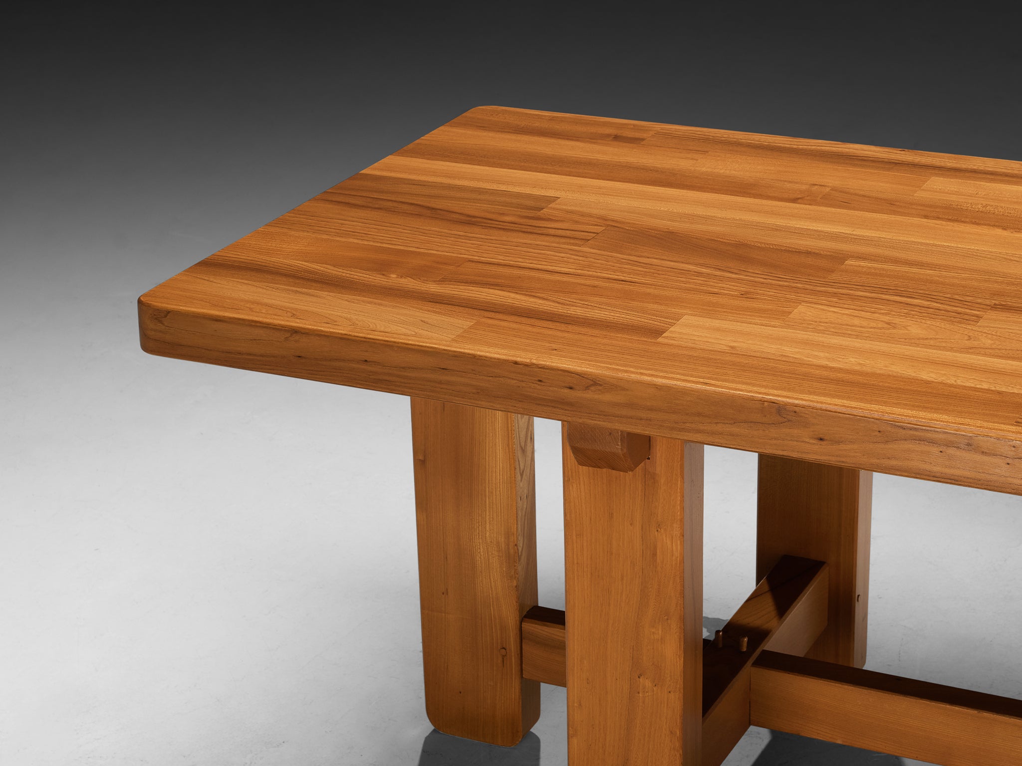 Maison Regain Rectangular Dining Table in Solid Elm Tables Morentz