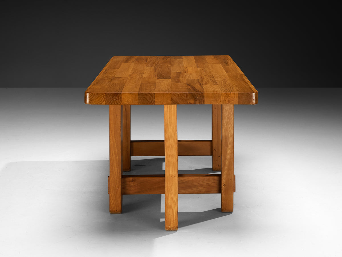 Maison Regain Rectangular Dining Table in Solid Elm Tables Morentz