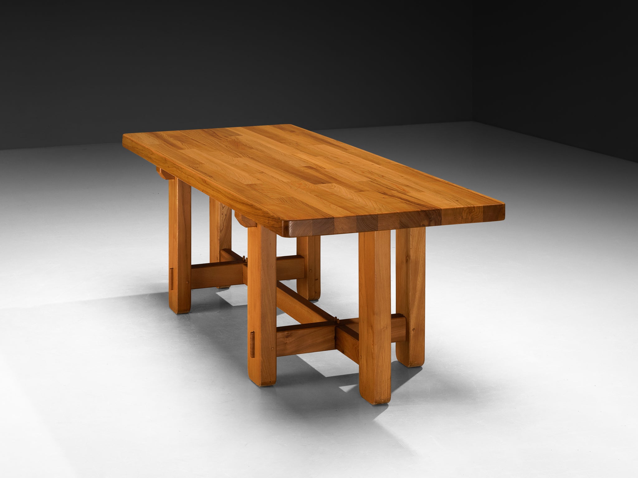 Maison Regain Rectangular Dining Table in Solid Elm Tables Morentz