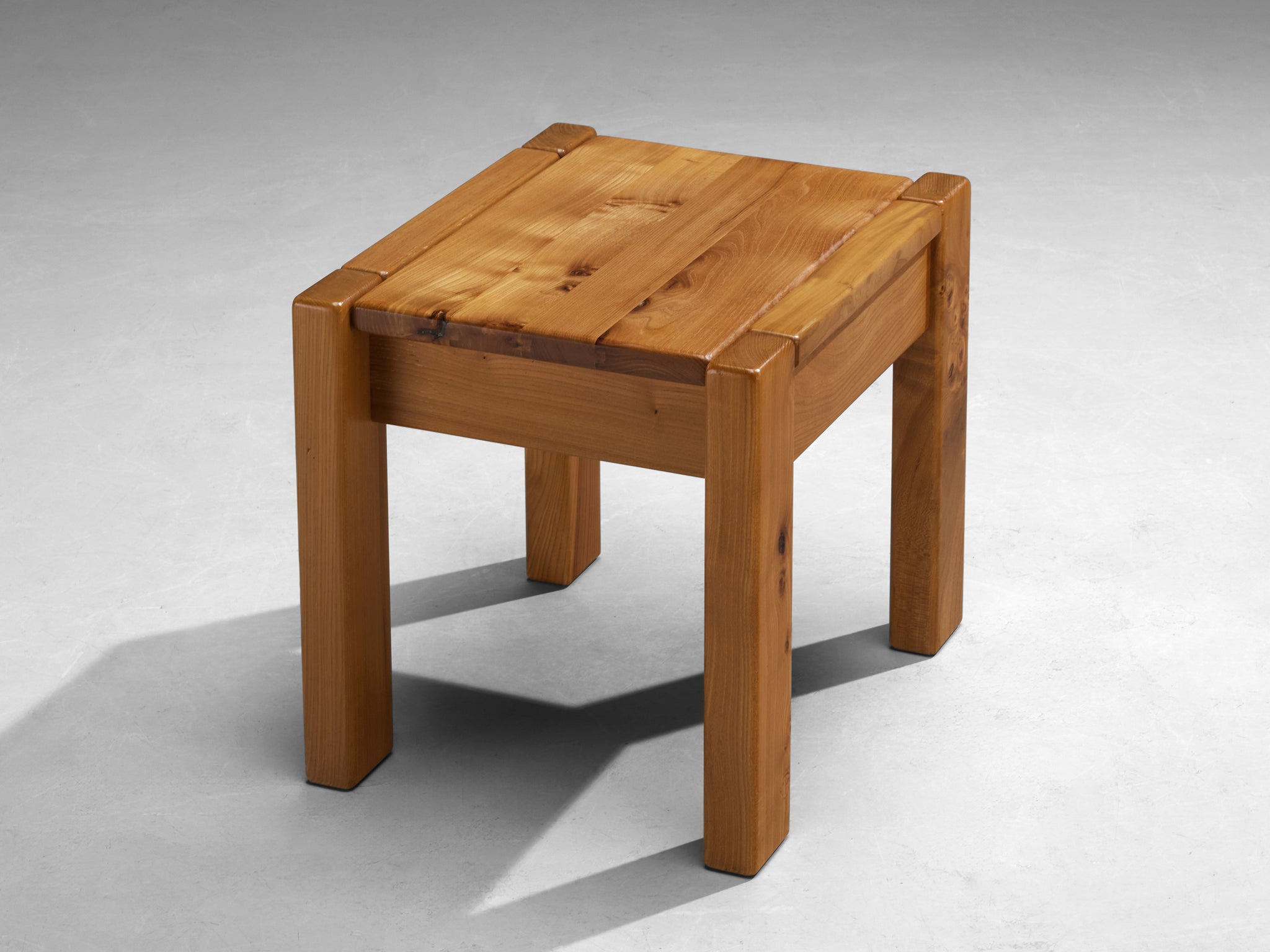 Maison Regain Night Stand in Elm and Leather More Furniture and Collectibles Morentz