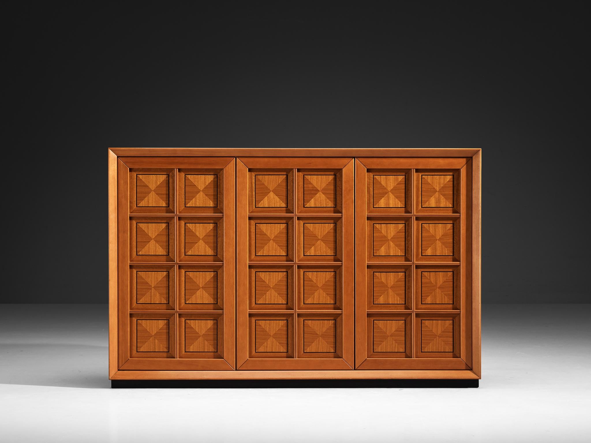 Italian Post-Modern Sideboard with Geometric Front case pieces and storage cabinets Morentz