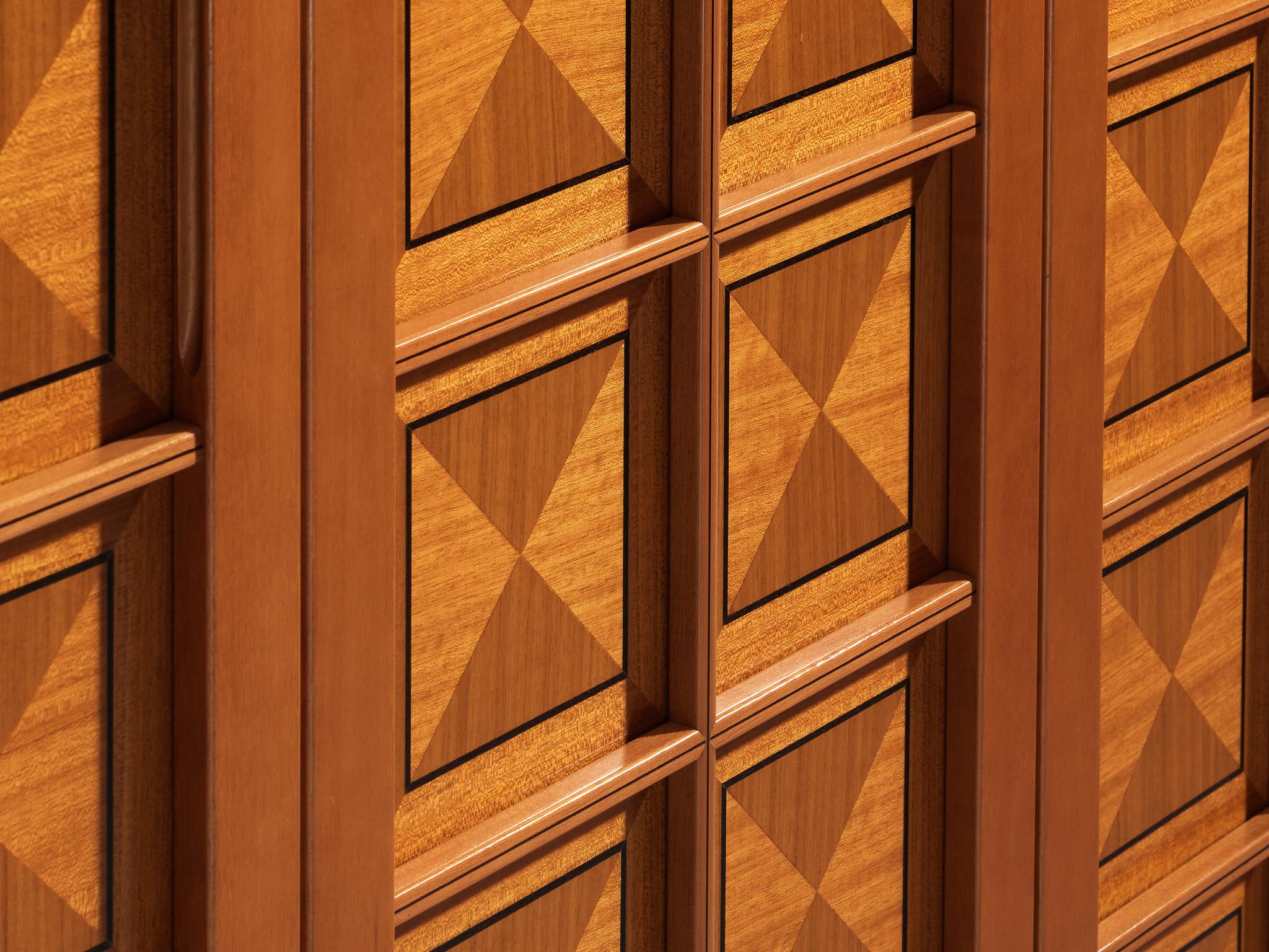 Italian Post-Modern Sideboard with Geometric Front case pieces and storage cabinets Morentz