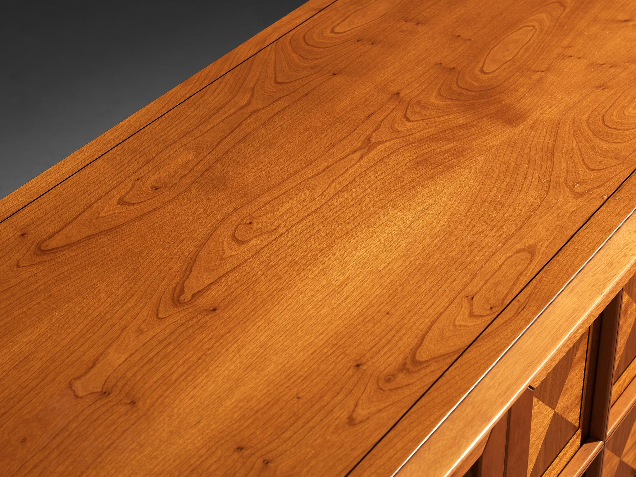 Italian Post-Modern Sideboard with Geometric Front case pieces and storage cabinets Morentz