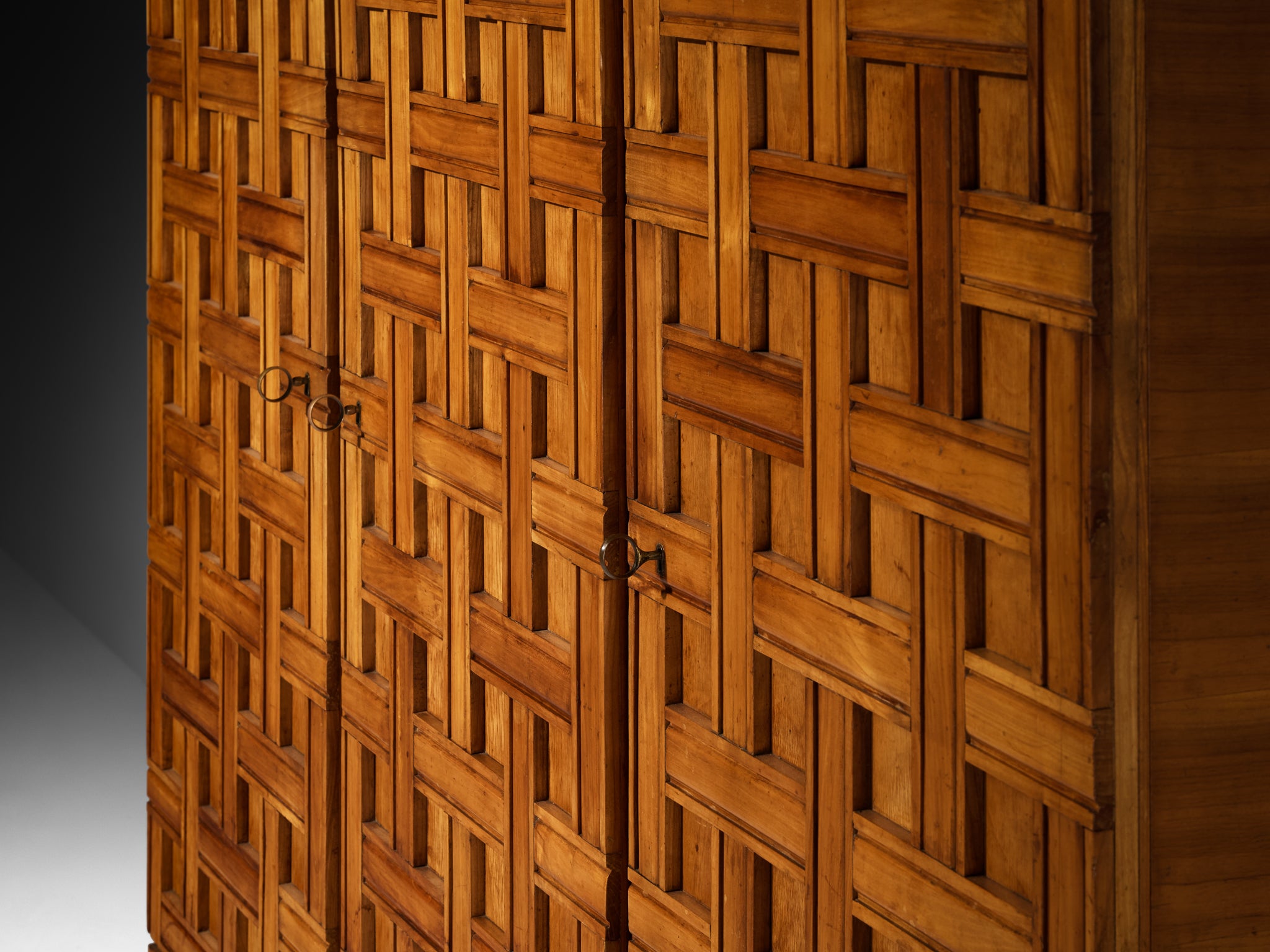 Paolo Buffa Large Highboard or Wardrobe in Cherry 1940s