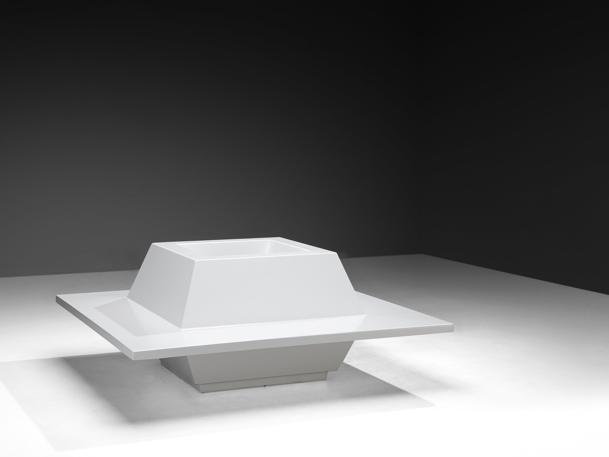 William P. Taylor for Sintoform Square Planter Bench Seating Morentz