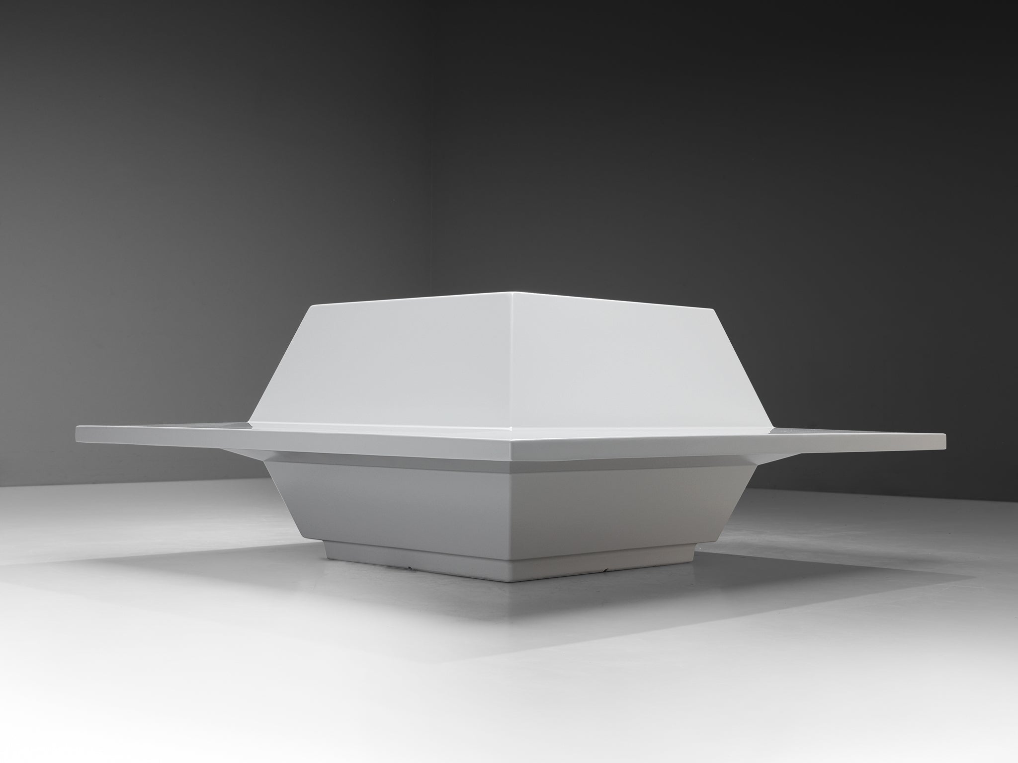 William P. Taylor for Sintoform Square Planter Bench Seating Morentz