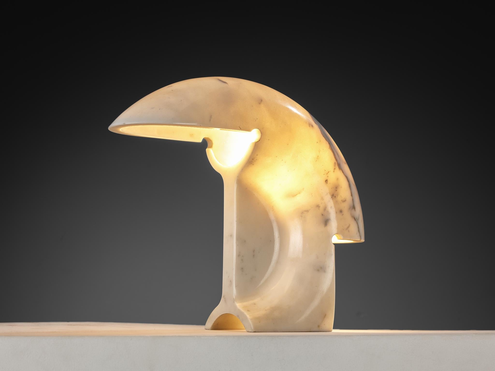 Afra & Tobia Scarpa for Flos 'Biagio' Table Lamp in Marble lighting Morentz