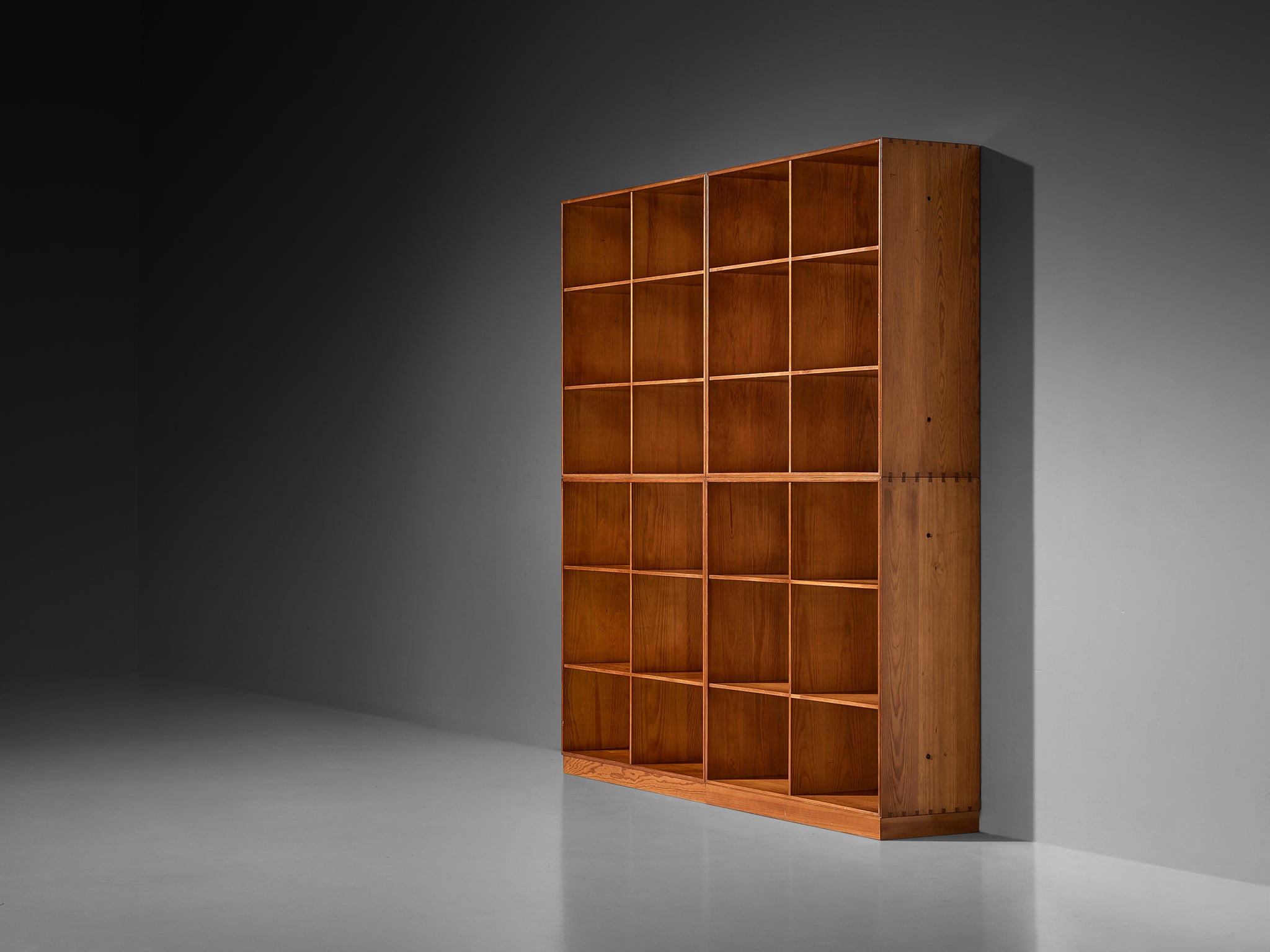 Mogens Koch for Rud Radmussen Modular Bookcase in Pine Case pieces and storage cabinets Morentz