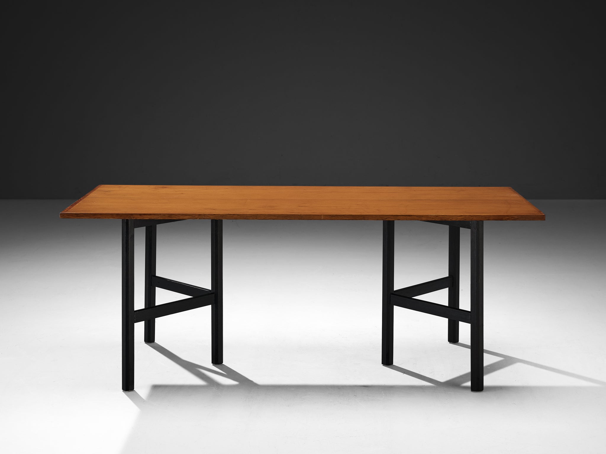 Rare Jørgen Magnussen for Peder Pedersen Custom-Made Dining Table in Pine