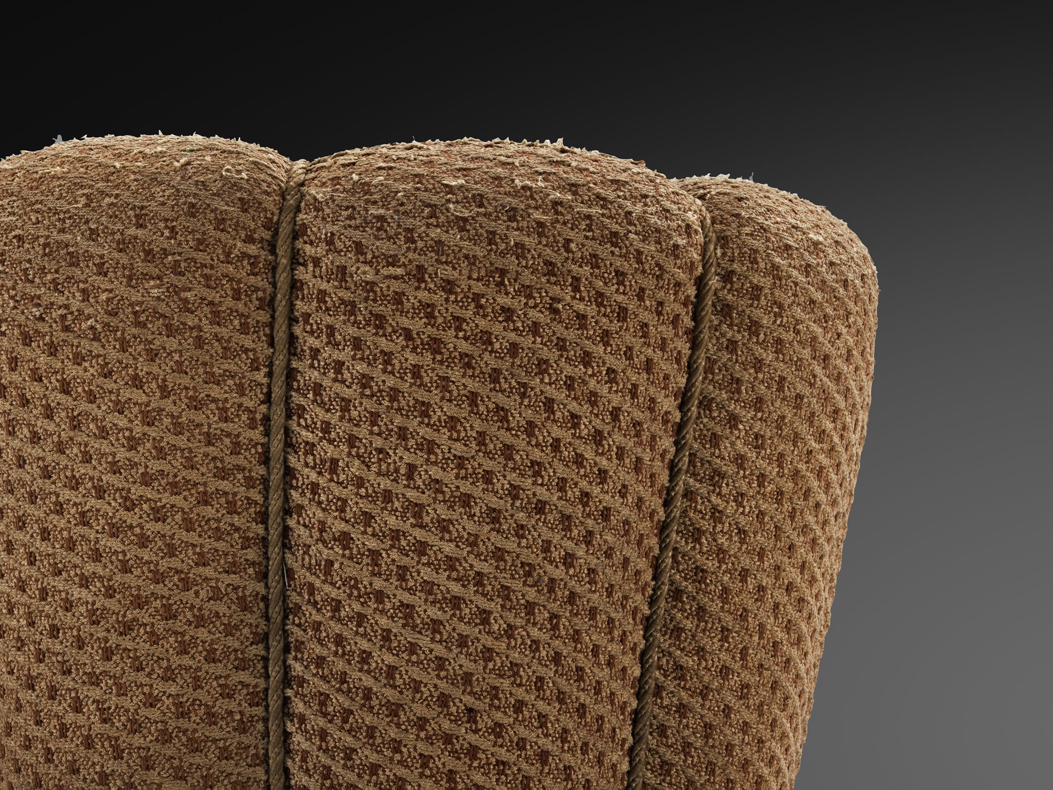 Jindrich Halabala Stool in Decorative Upholstery Seating Morentz