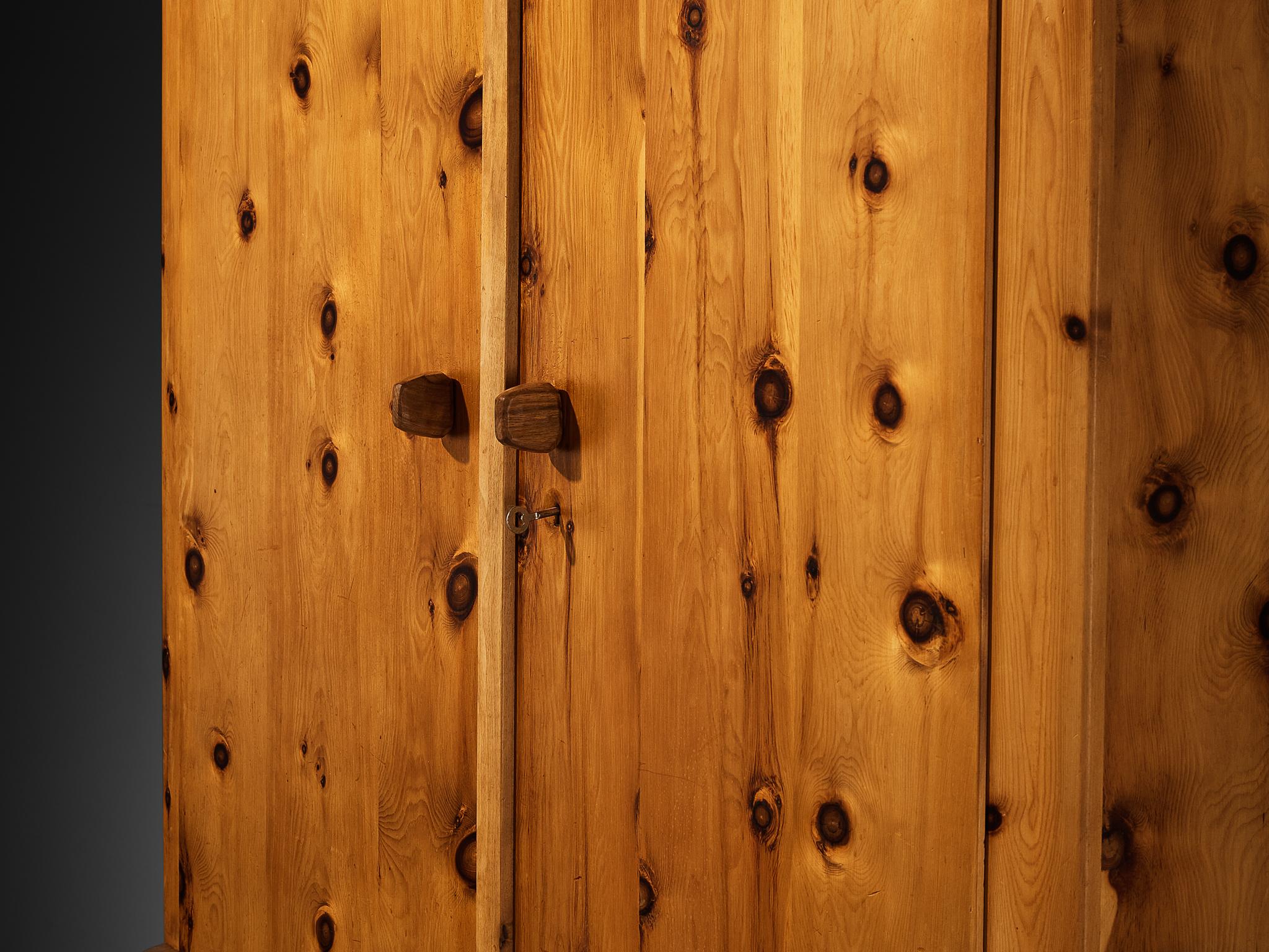 Franz Xaver Sproll Hand-Crafted Large Cabinet in Solid Pine case pieces and storage cabinets Morentz