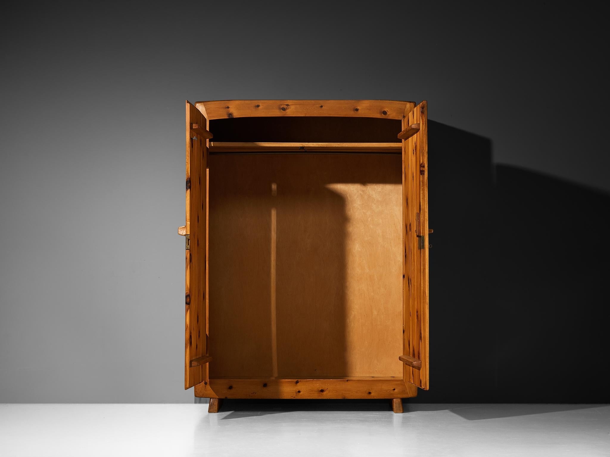 Franz Xaver Sproll Hand-Crafted Large Cabinet in Solid Pine case pieces and storage cabinets Morentz
