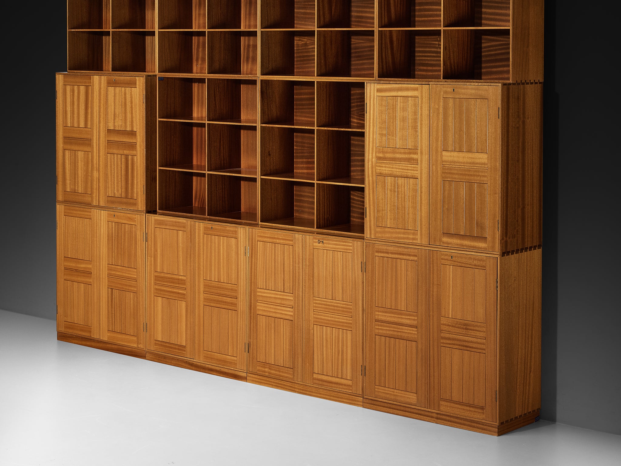 Mogens Koch for Rud Radmussen Modular Bookcase in Mahogany Case pieces and storage cabinets Morentz