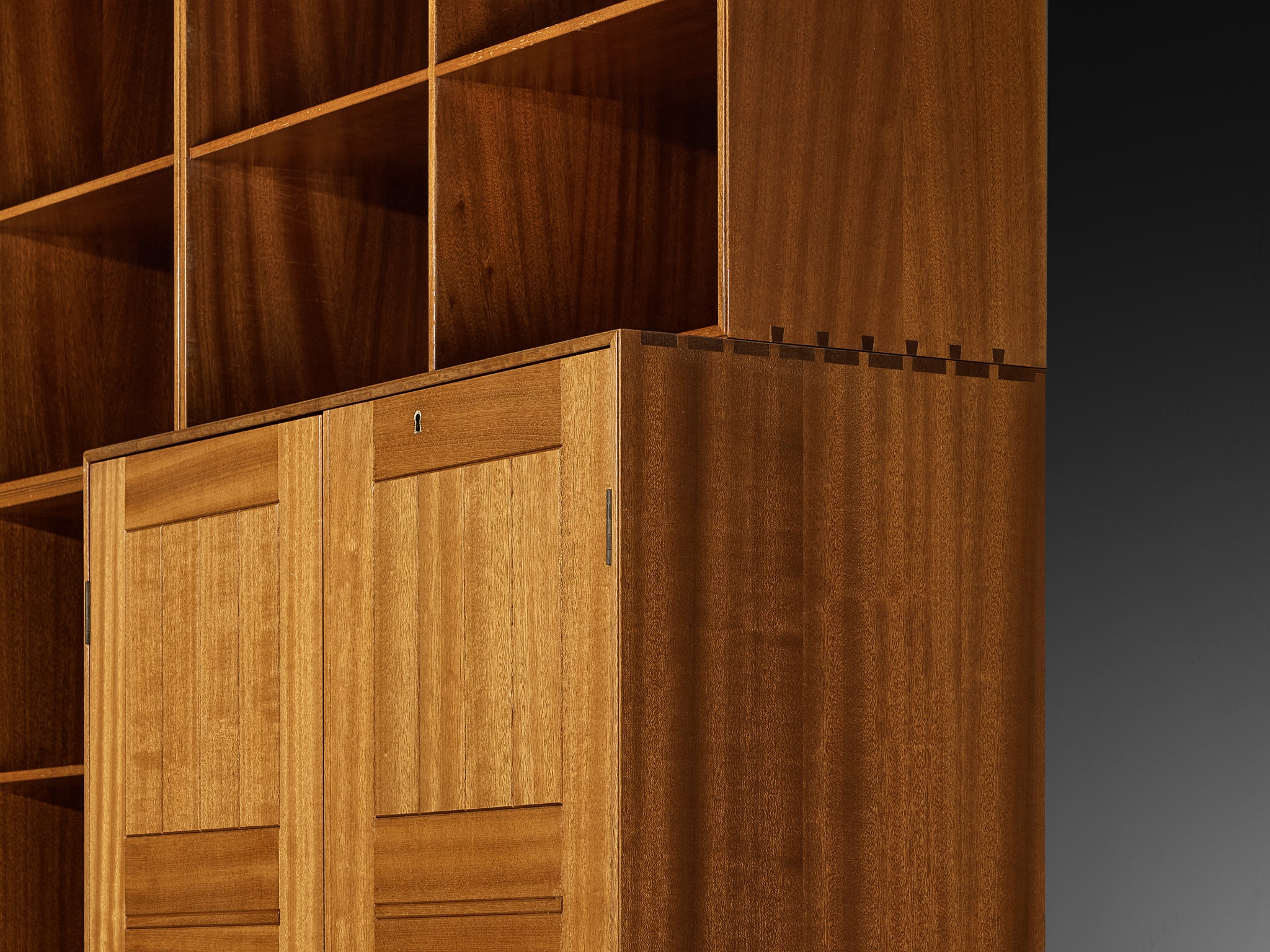 Mogens Koch for Rud Radmussen Modular Bookcase in Mahogany Case pieces and storage cabinets Morentz