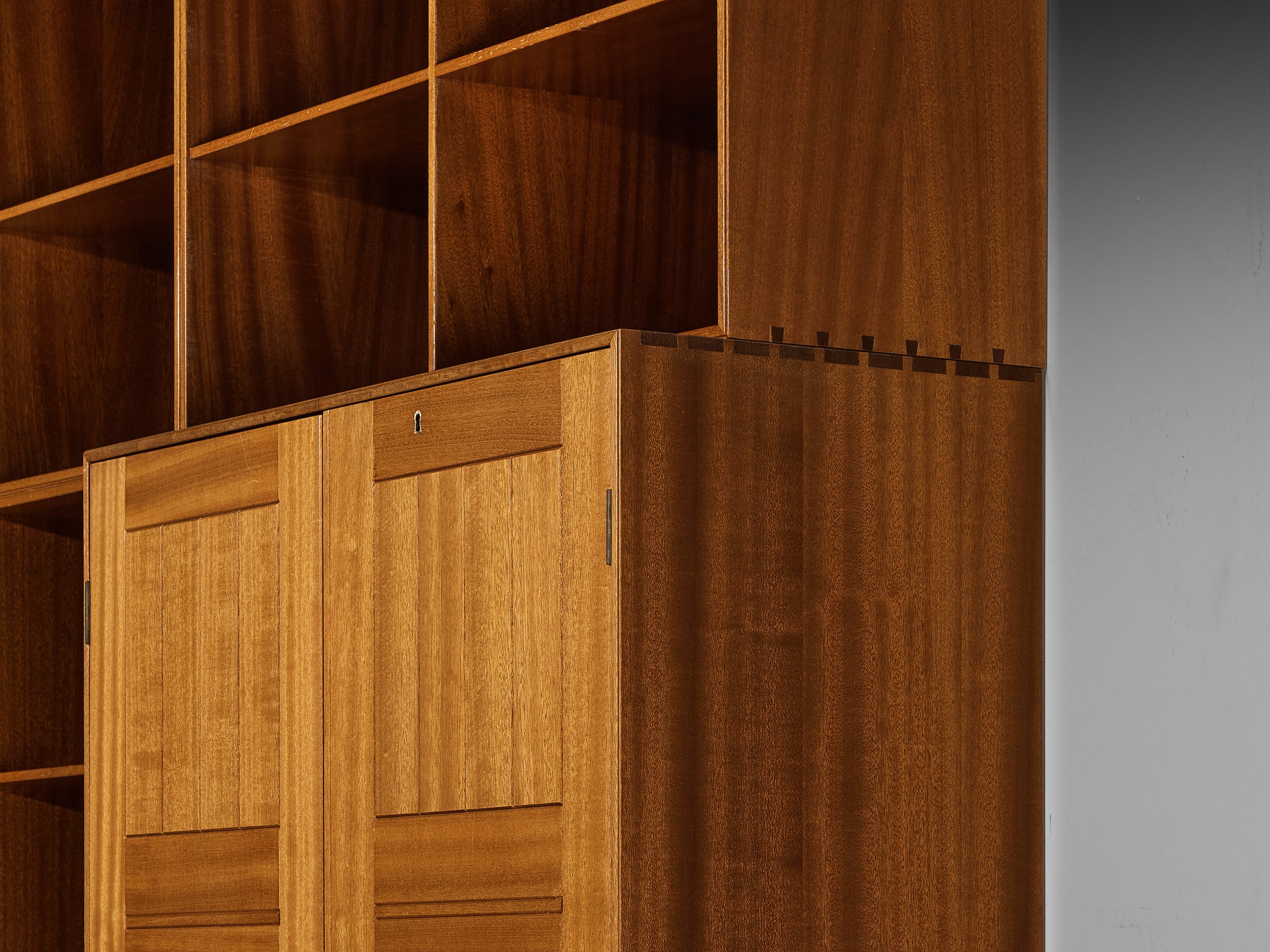 Mogens Koch for Rud Radmussen Modular Bookcase in Mahogany Case pieces and storage cabinets Morentz