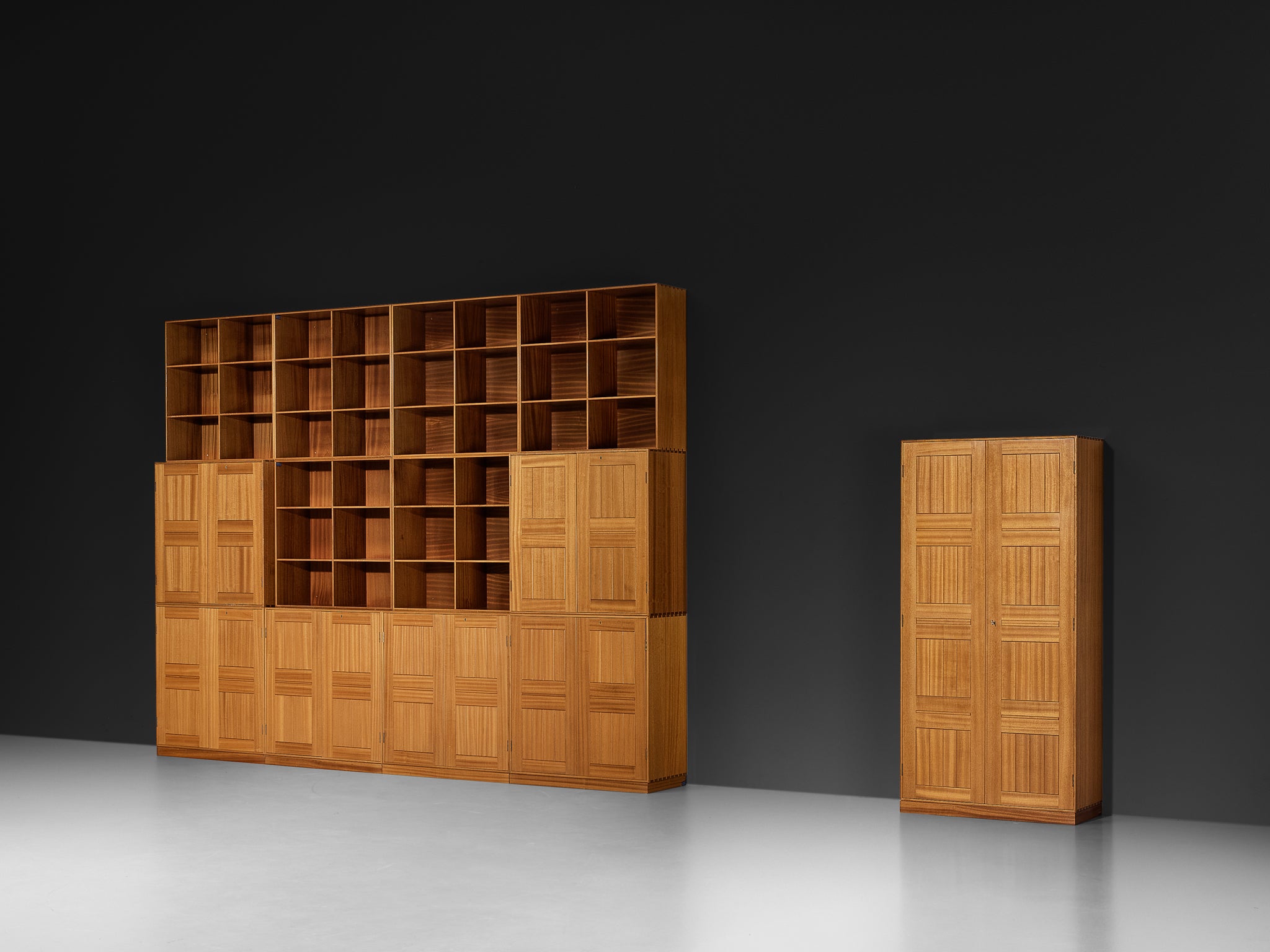 Mogens Koch for Rud Radmussen Modular Bookcase in Mahogany Case pieces and storage cabinets Morentz