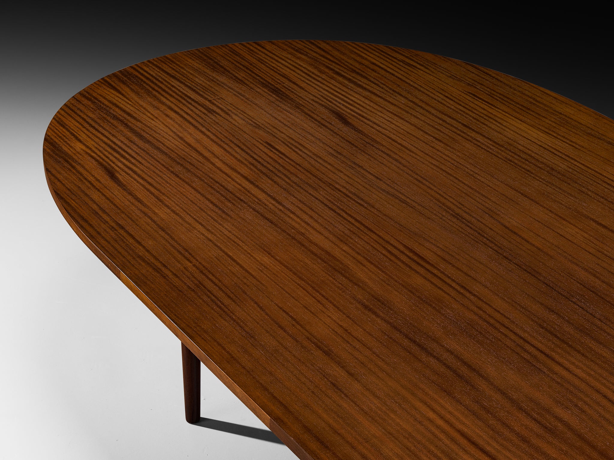 Hans Wegner for Johannes Hansen Rare Large Dining or Conference Table in Mahogany Tables Morentz