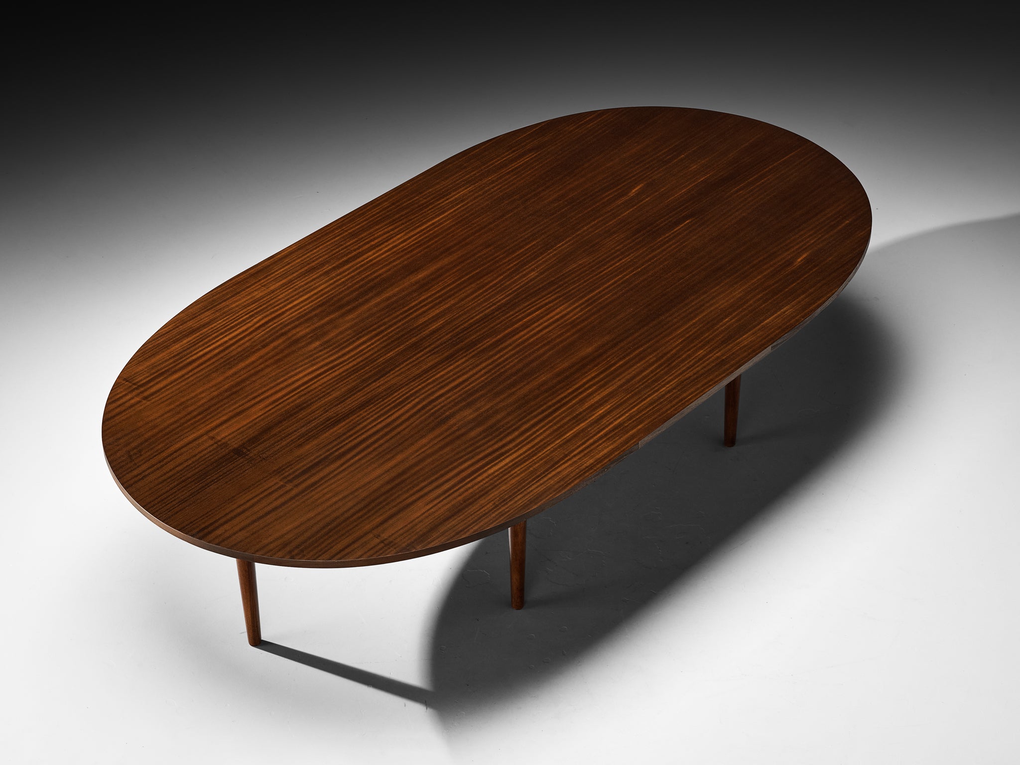 Hans Wegner for Johannes Hansen Rare Large Dining or Conference Table in Mahogany Tables Morentz