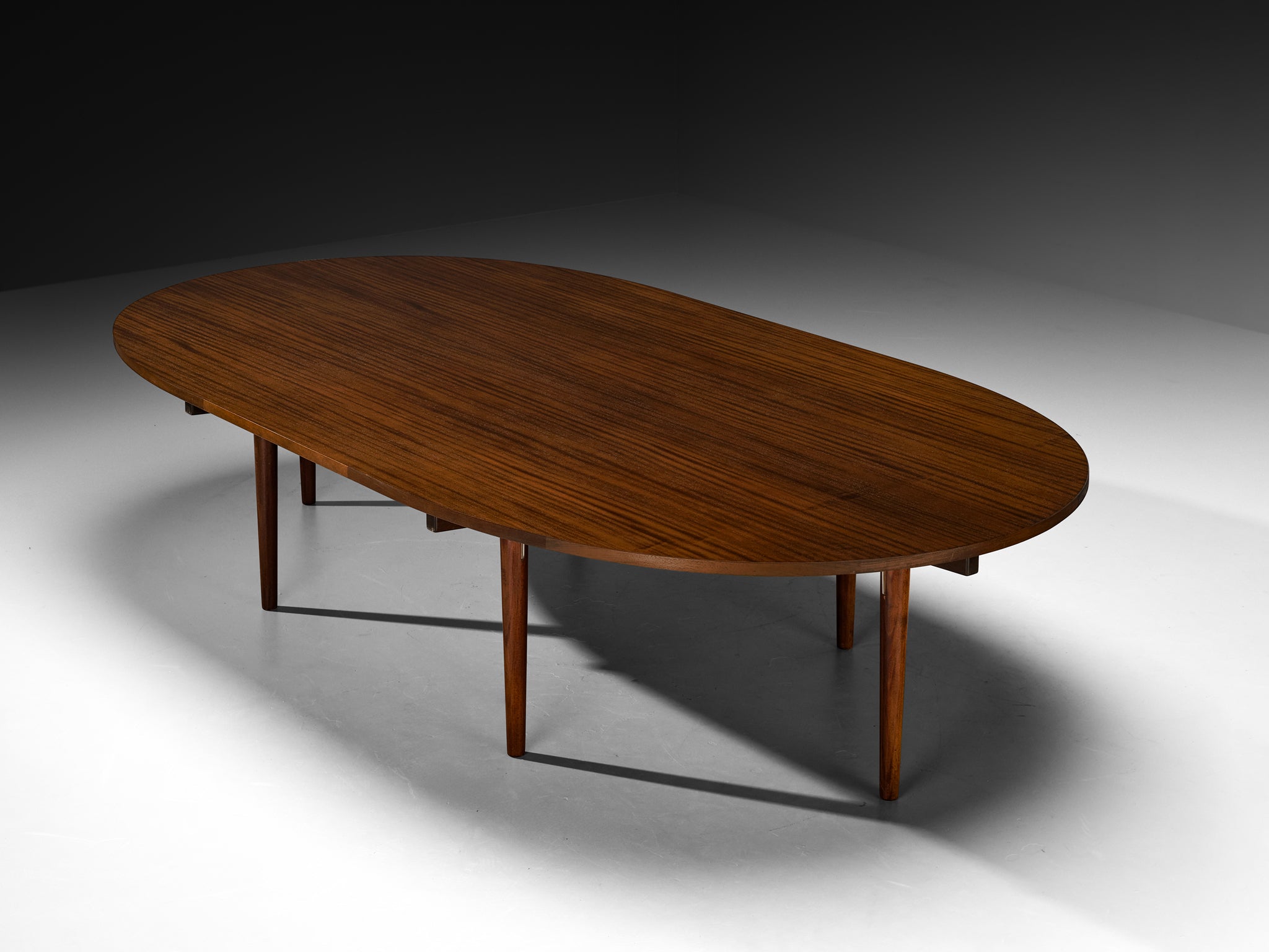 Hans Wegner for Johannes Hansen Rare Large Dining or Conference Table in Mahogany Tables Morentz