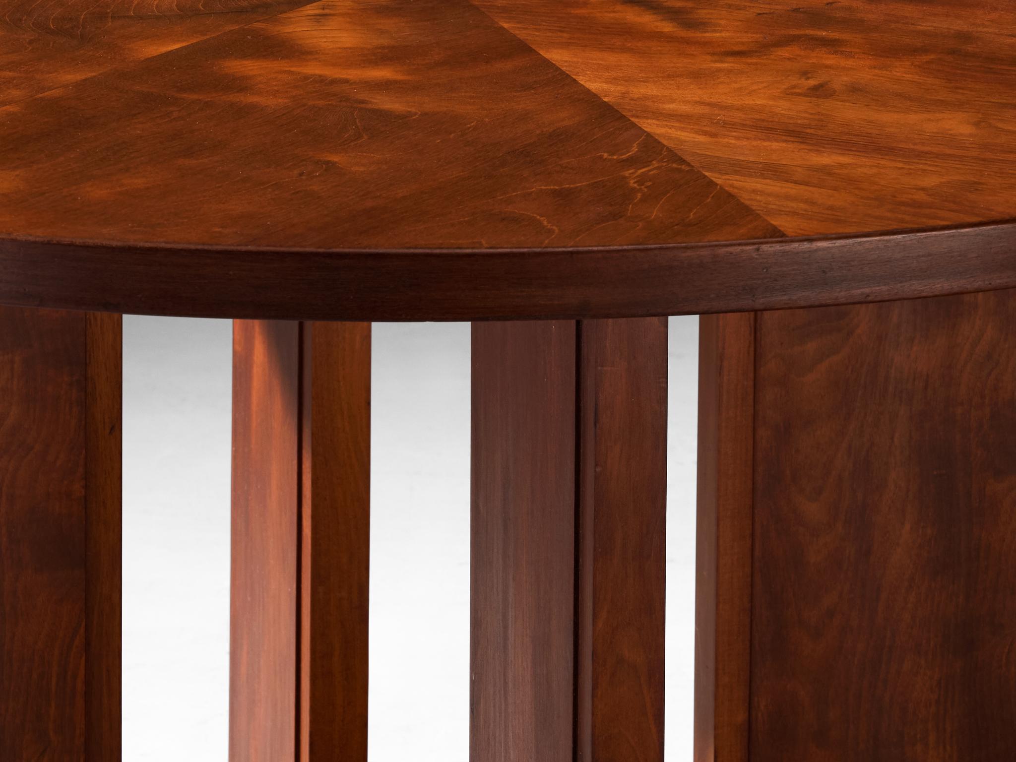 Bent Helweg-Møller 1920s Art Deco Table in Mahogany and Brass tables Morentz