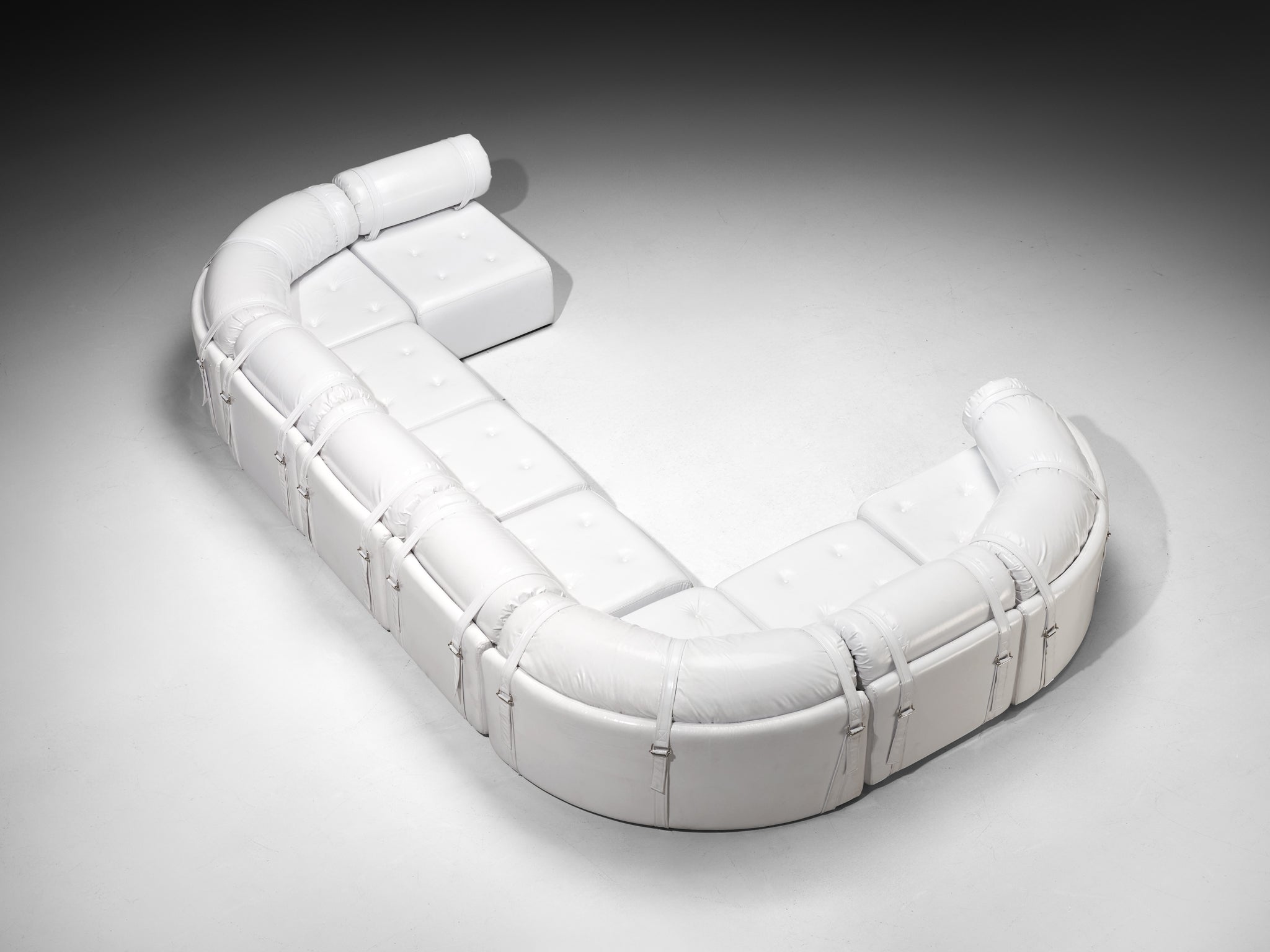 French Postmodern Steiner 'Swany' Modular Sofa seating Morentz