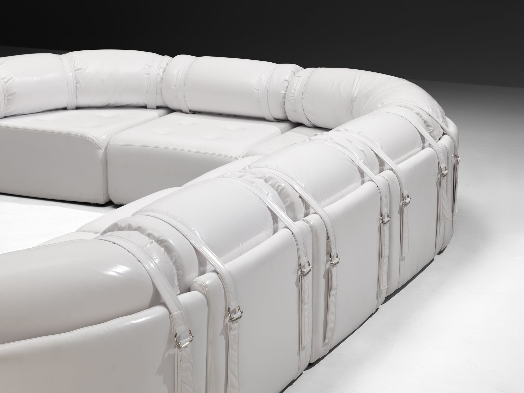 French Postmodern Steiner 'Swany' Modular Sofa seating Morentz